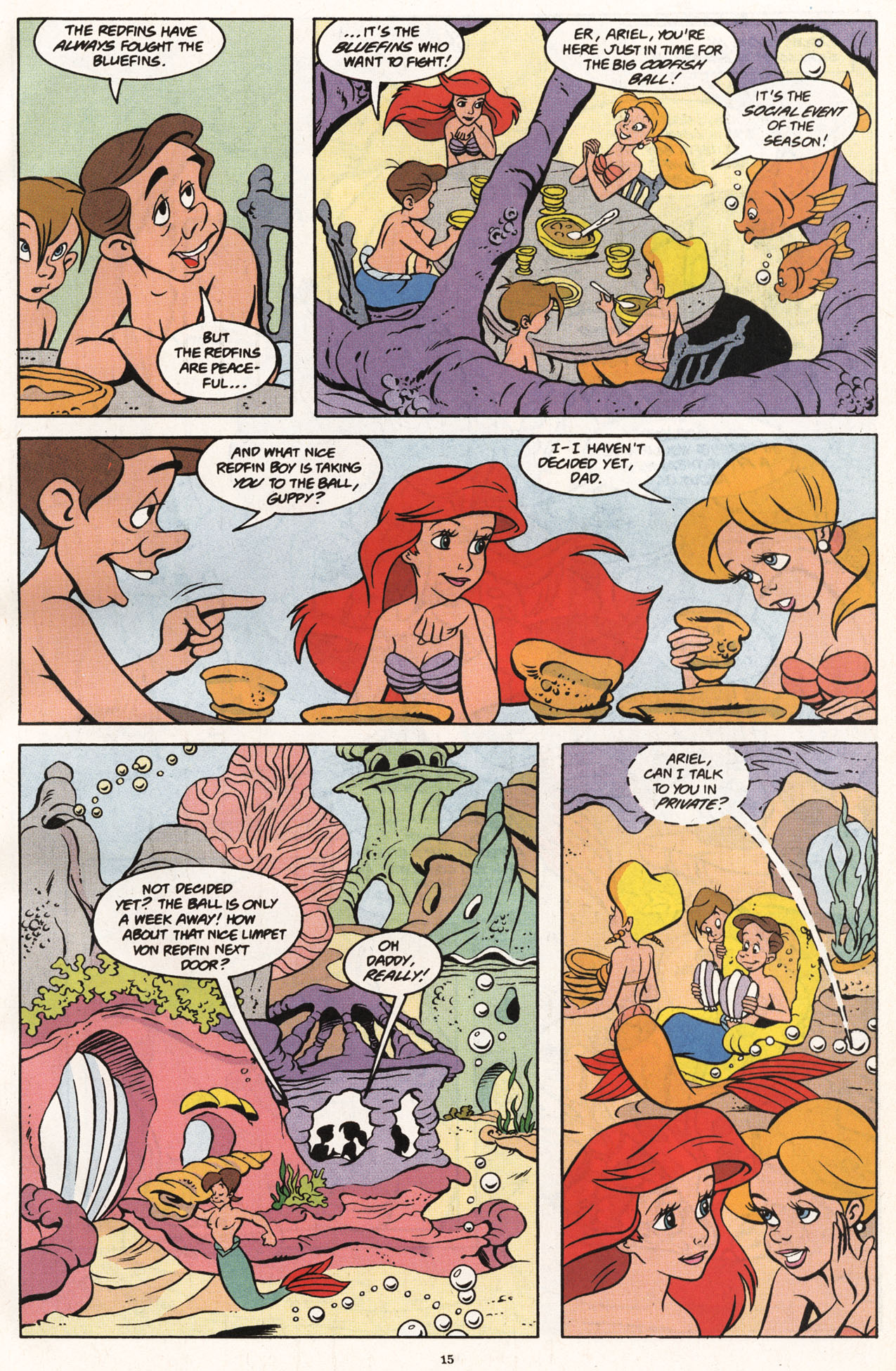Read online Disney's The Little Mermaid comic -  Issue #4 - 17