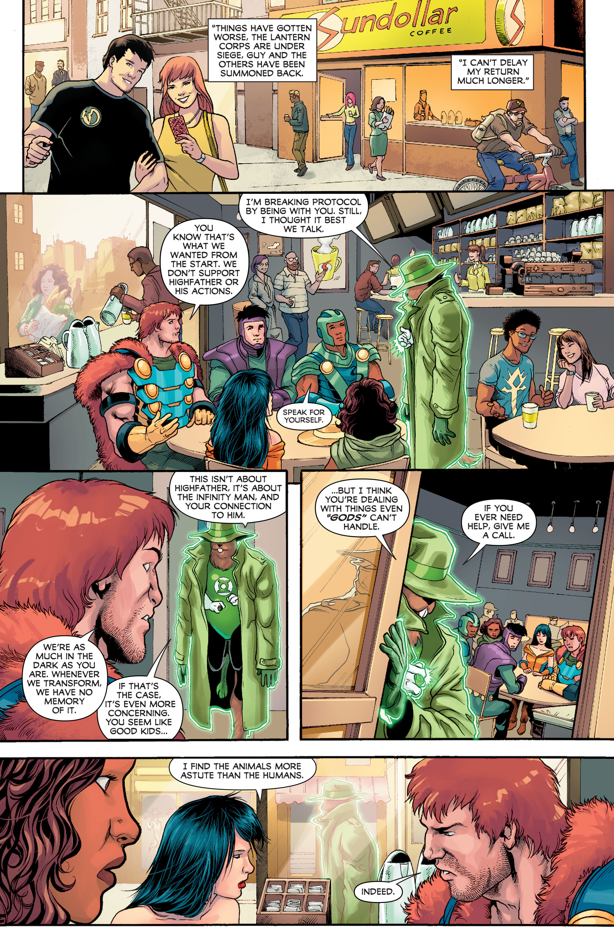 Read online Infinity Man and the Forever People comic -  Issue #6 - 18