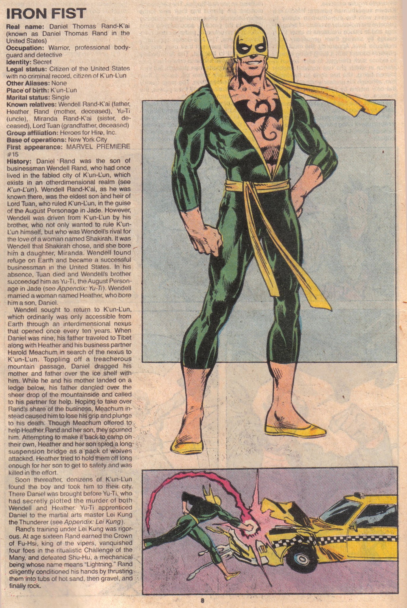 Read online The Official Handbook of the Marvel Universe: Update '89 comic -  Issue #4 - 9