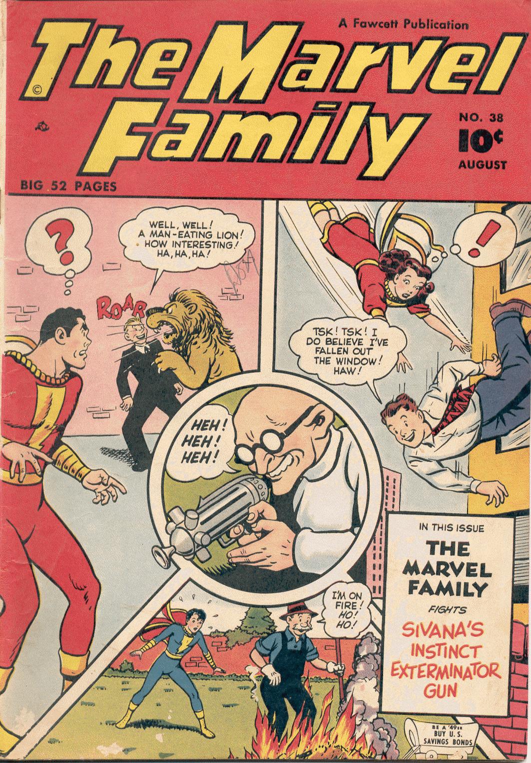 Read online The Marvel Family comic -  Issue #38 - 1