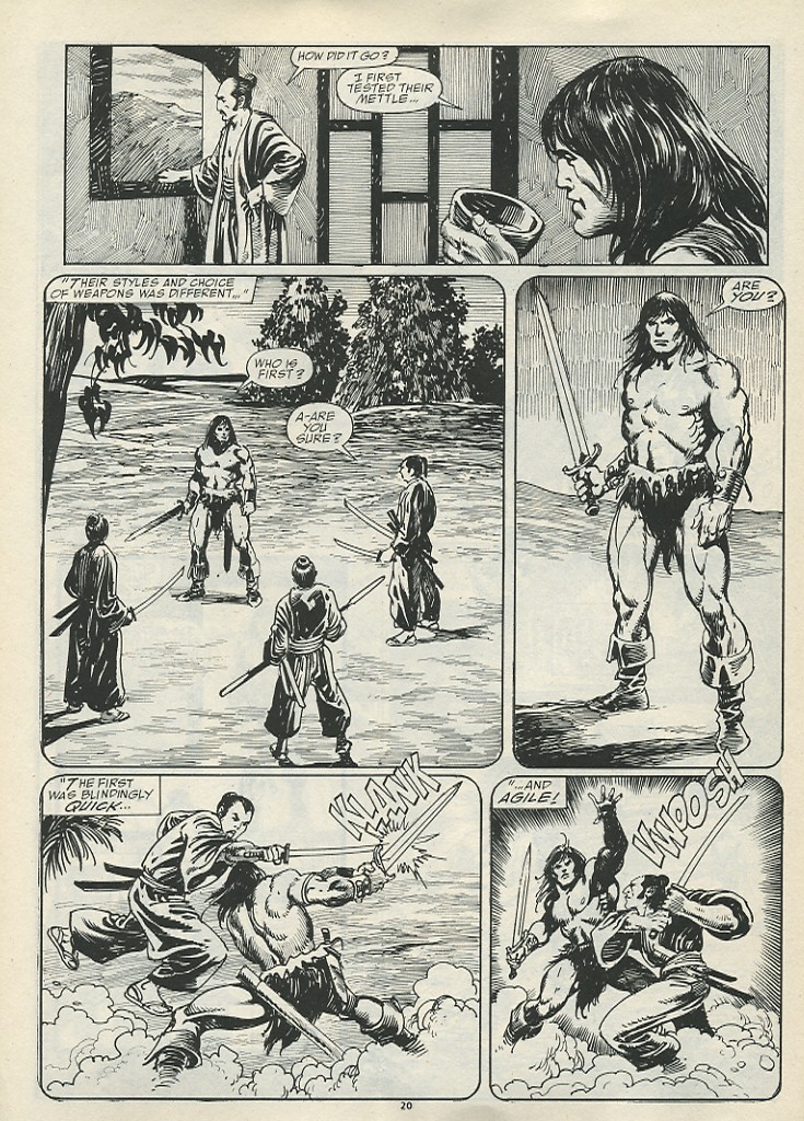 Read online The Savage Sword Of Conan comic -  Issue #184 - 22