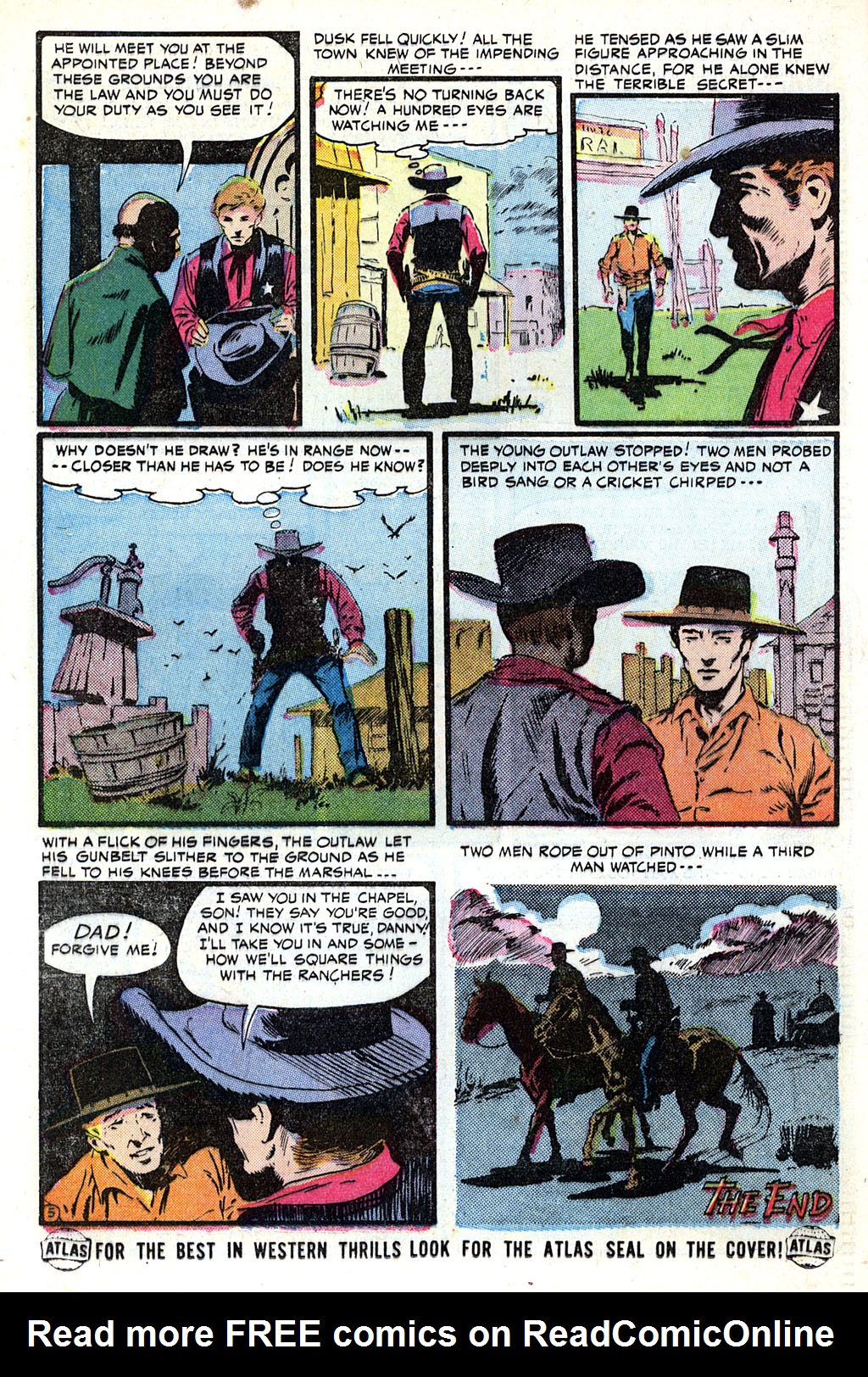 Read online The Outlaw Kid (1954) comic -  Issue #8 - 24