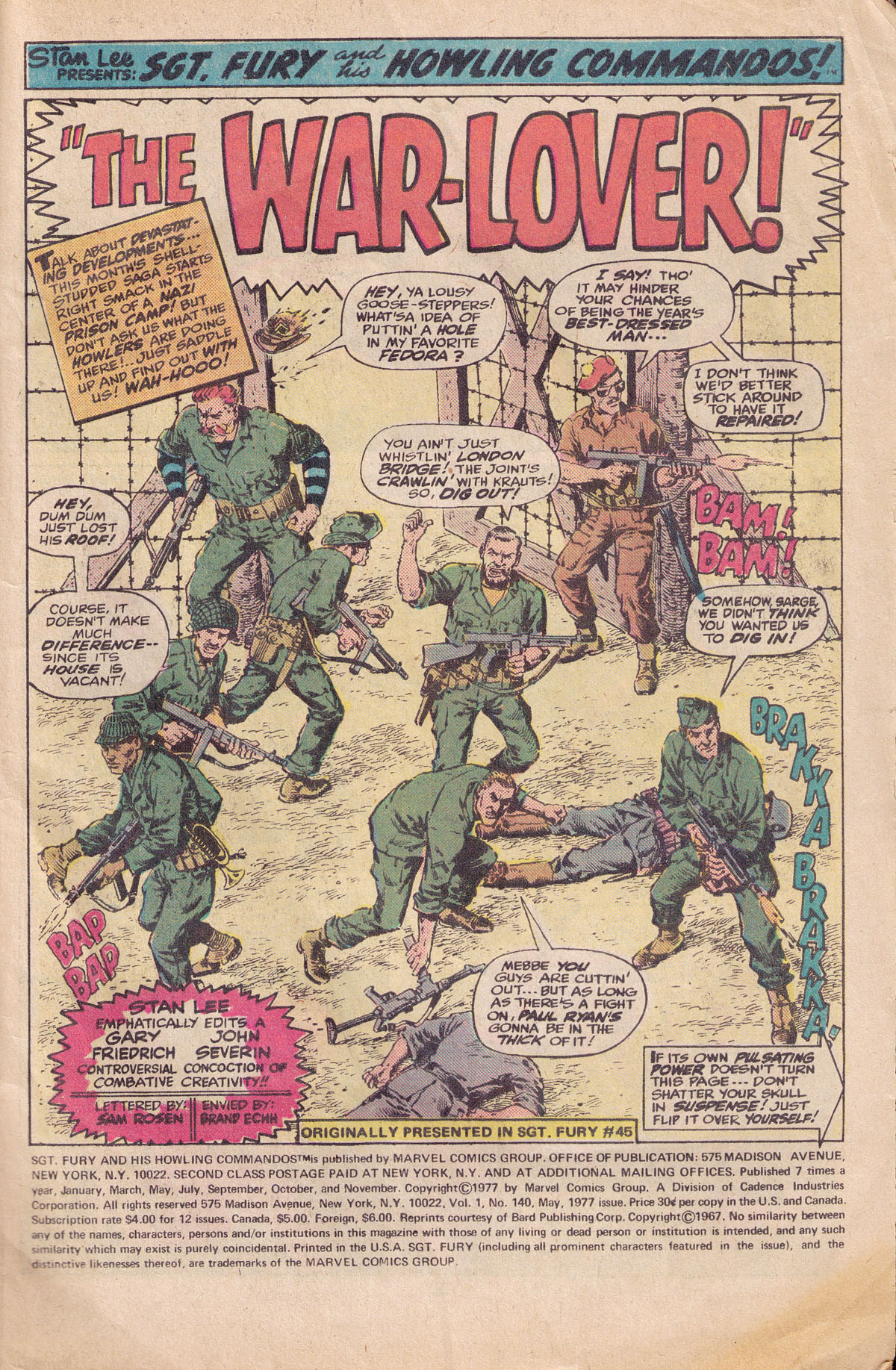 Read online Sgt. Fury comic -  Issue #140 - 3