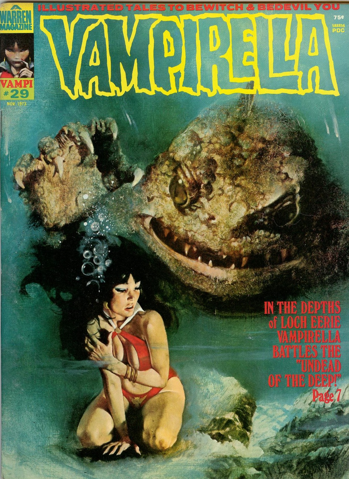 Read online Vampirella (1969) comic -  Issue #29 - 1