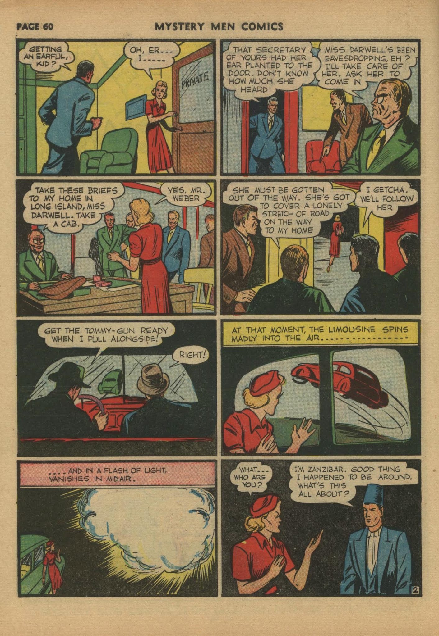 Read online Mystery Men Comics comic -  Issue #17 - 62