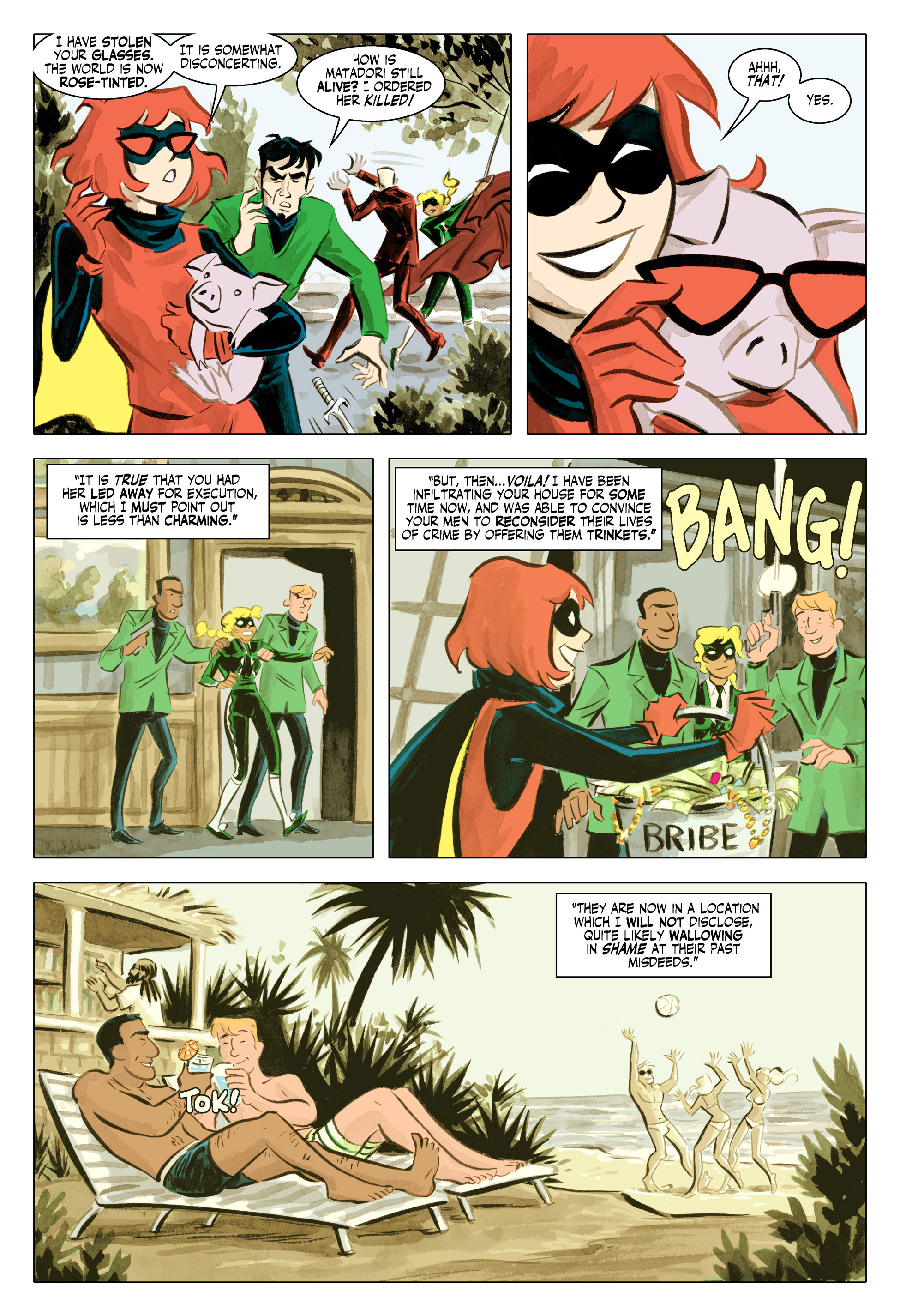 Read online Bandette (2012) comic -  Issue #9 - 6