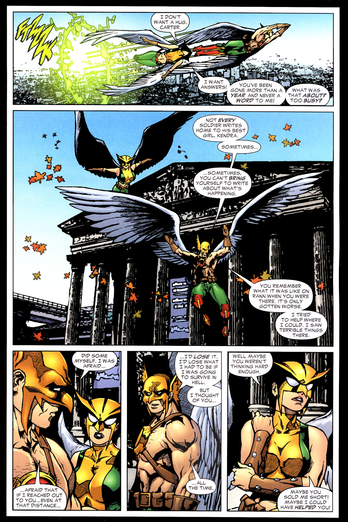 Read online Hawkgirl comic -  Issue #60 - 8
