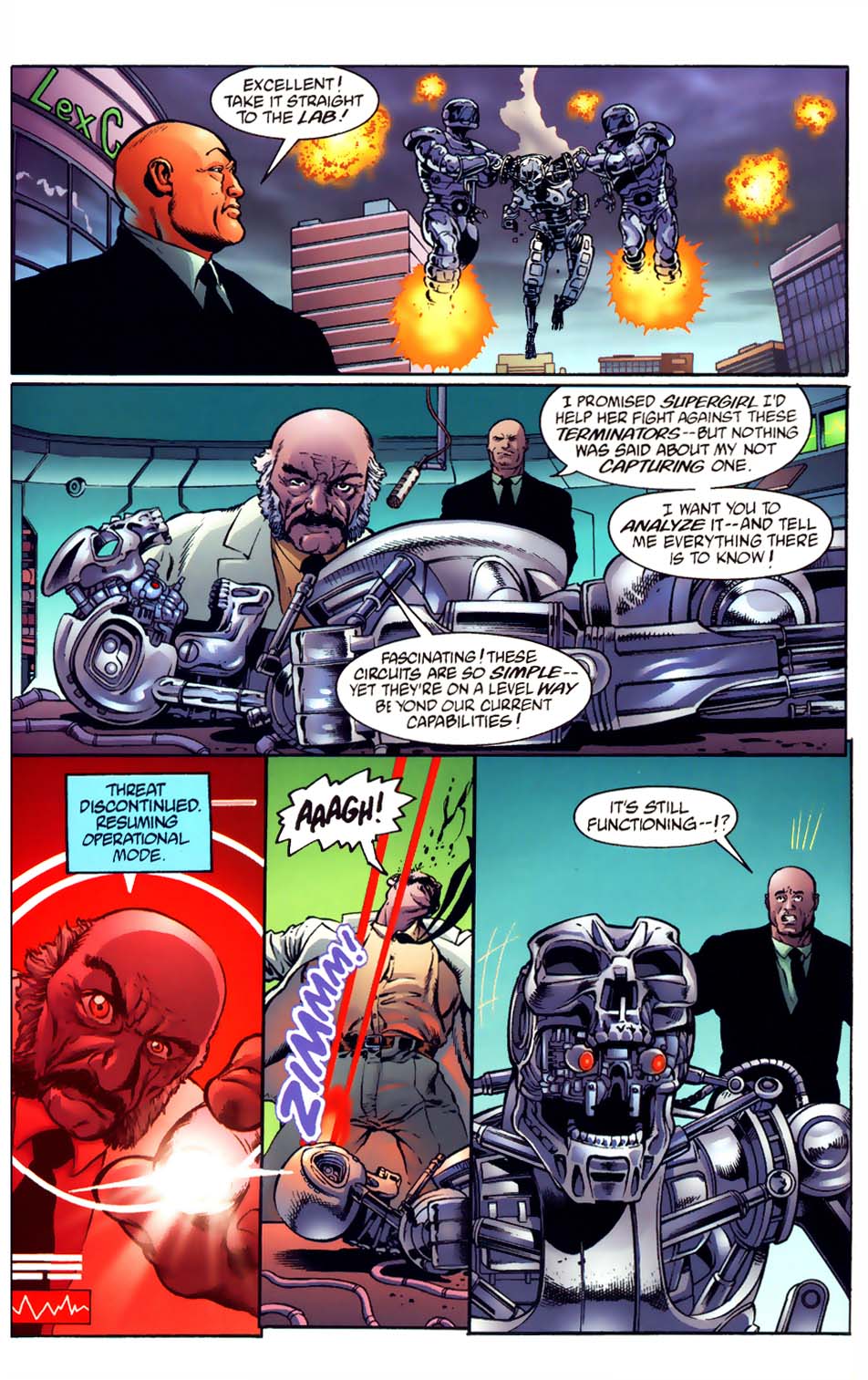 Superman vs. The Terminator: Death to the Future Issue #4 #4 - English 5