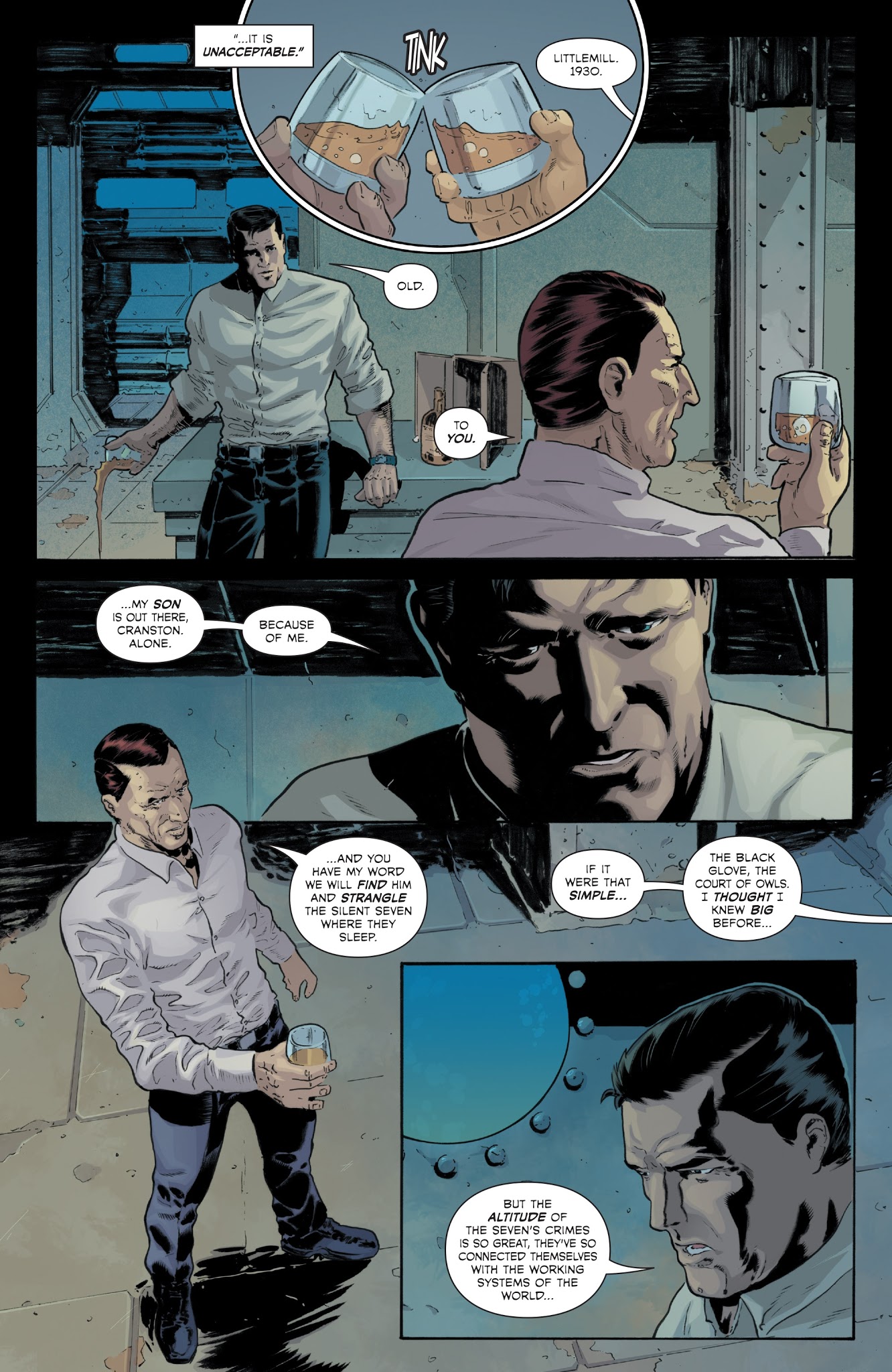 Read online The Shadow/Batman comic -  Issue #3 - 10