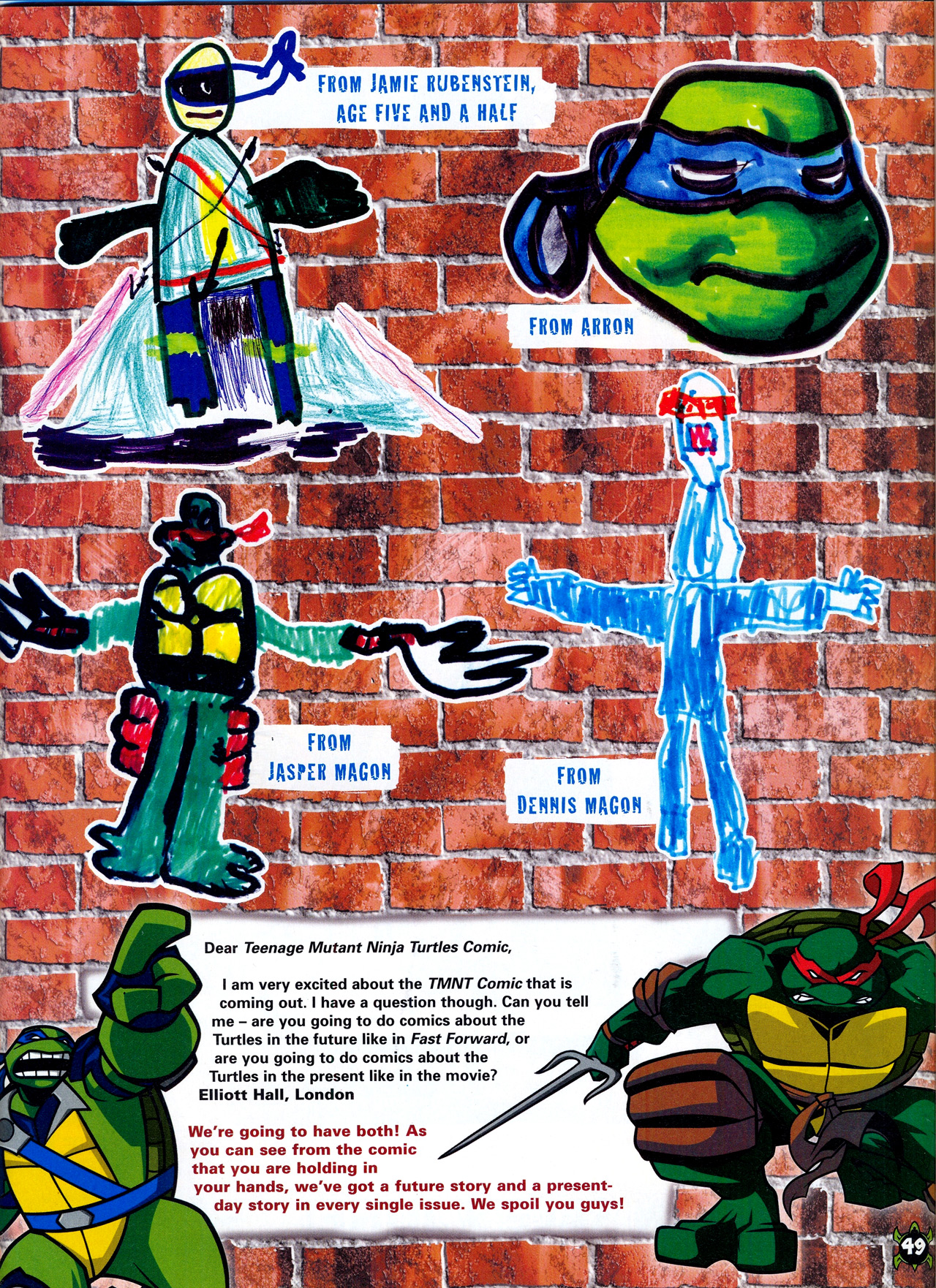 Read online Teenage Mutant Ninja Turtles Comic comic -  Issue #1 - 42