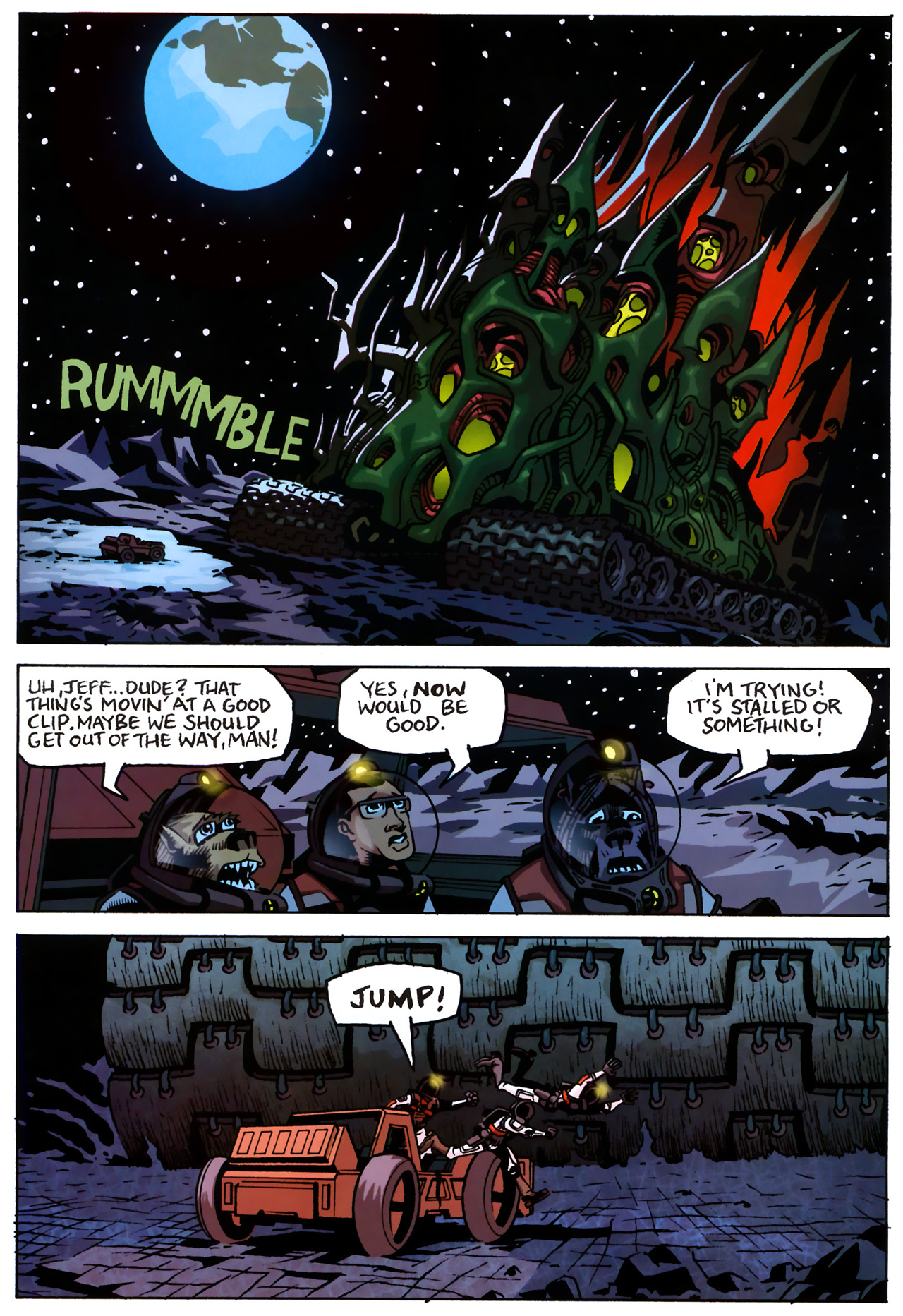 Read online Werewolves on the Moon: Versus Vampires comic -  Issue #2 - 17