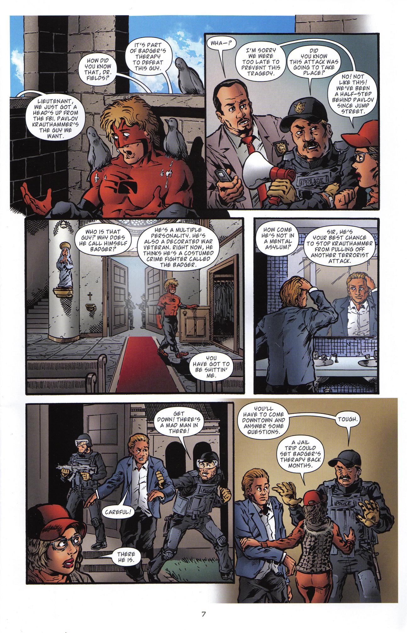 Read online Badger Saves the World comic -  Issue #1 - 9