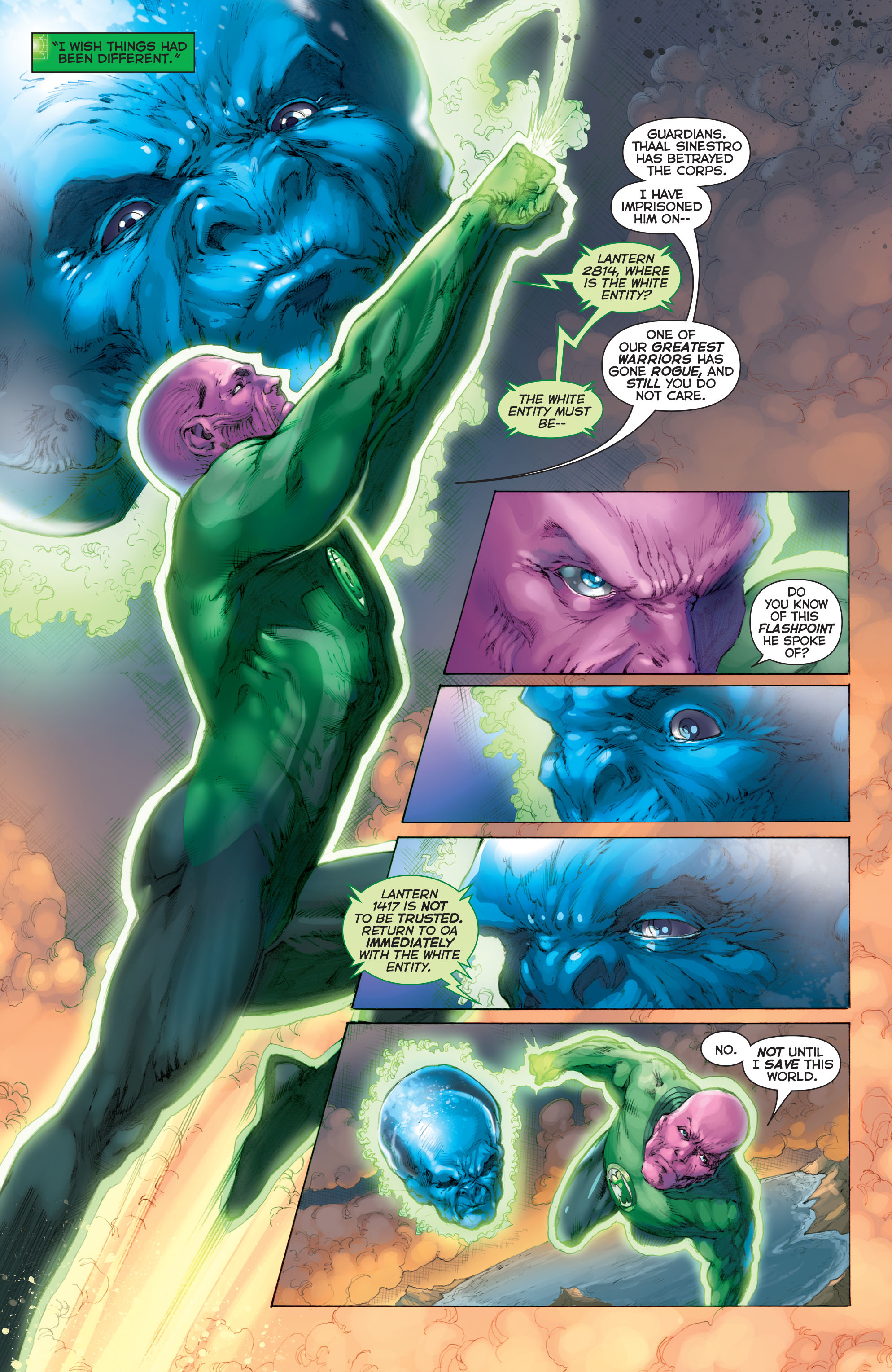 Read online Flashpoint: The World of Flashpoint Featuring Green Lantern comic -  Issue # Full - 51