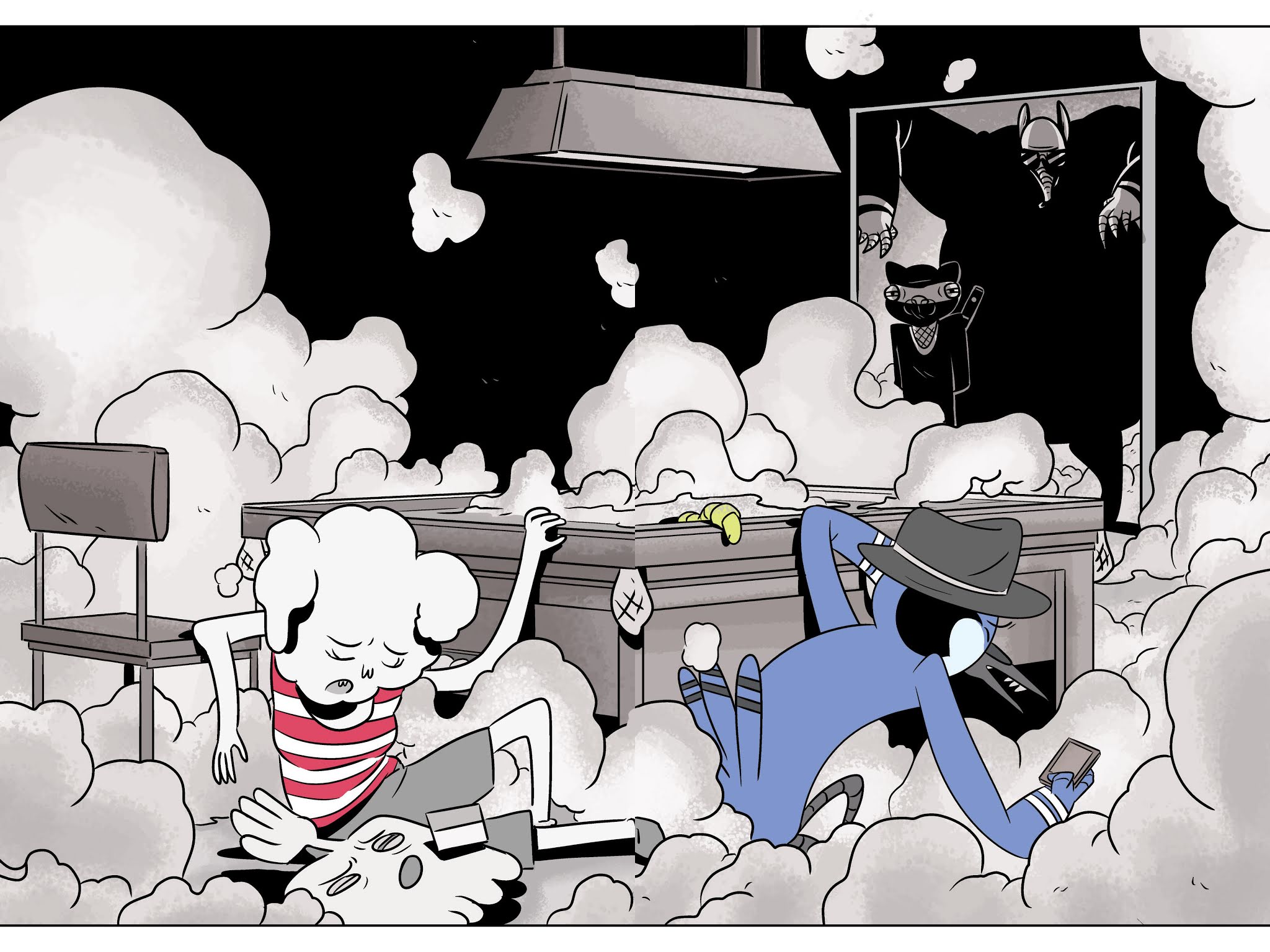 Read online Regular Show: Noir Means Noir, Buddy comic -  Issue # TPB (Part 1) - 69