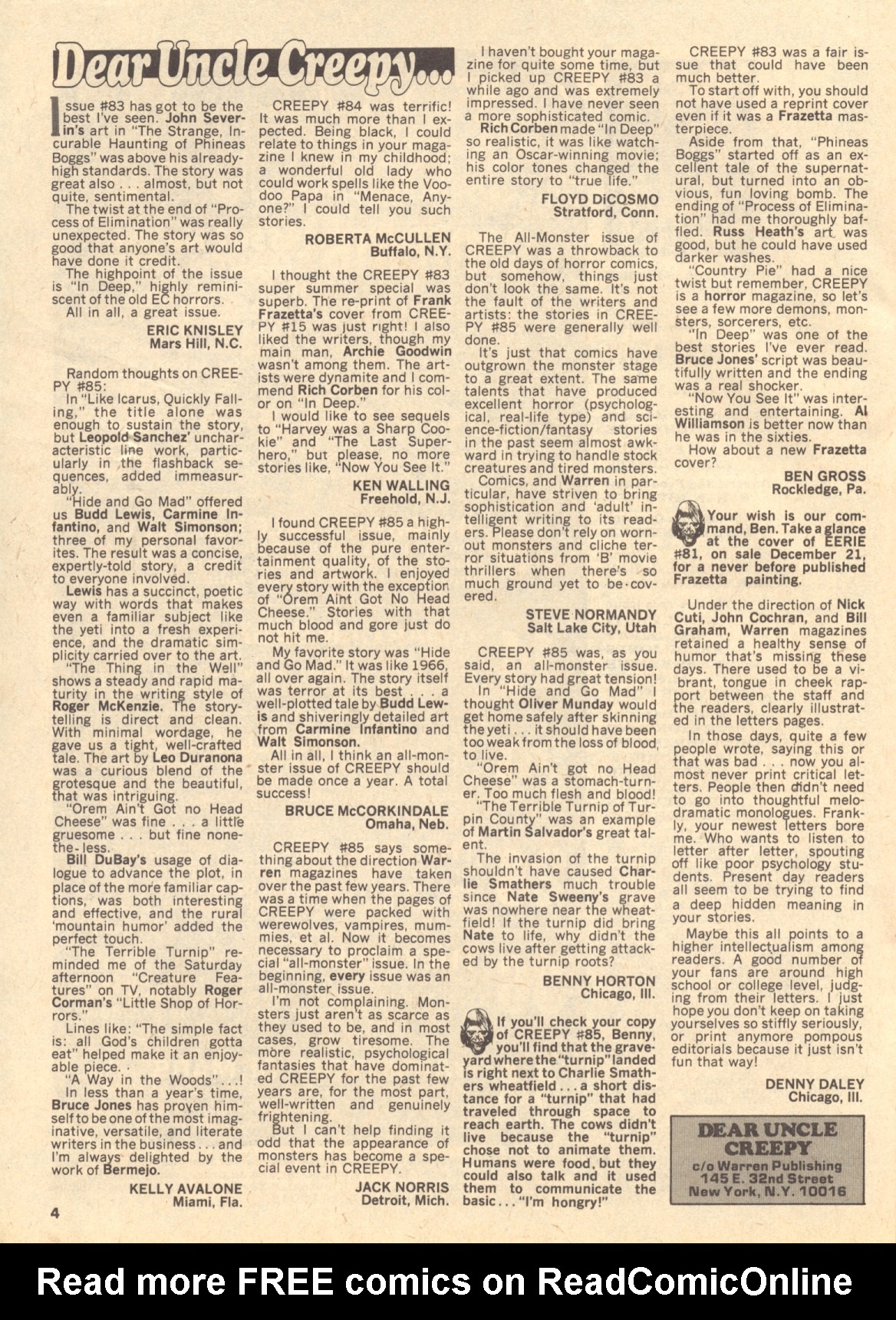 Read online Creepy (1964) comic -  Issue #87 - 4