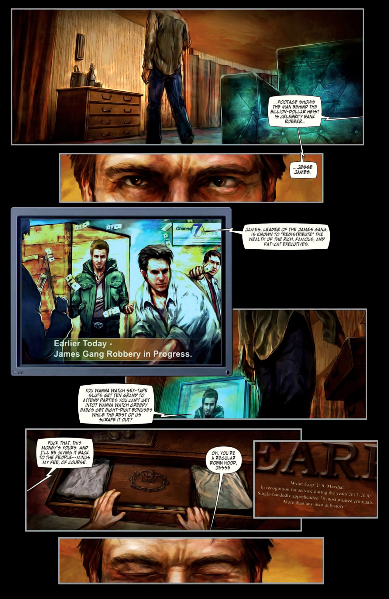 Read online Earp: Saints For Sinners comic -  Issue #1 - 7