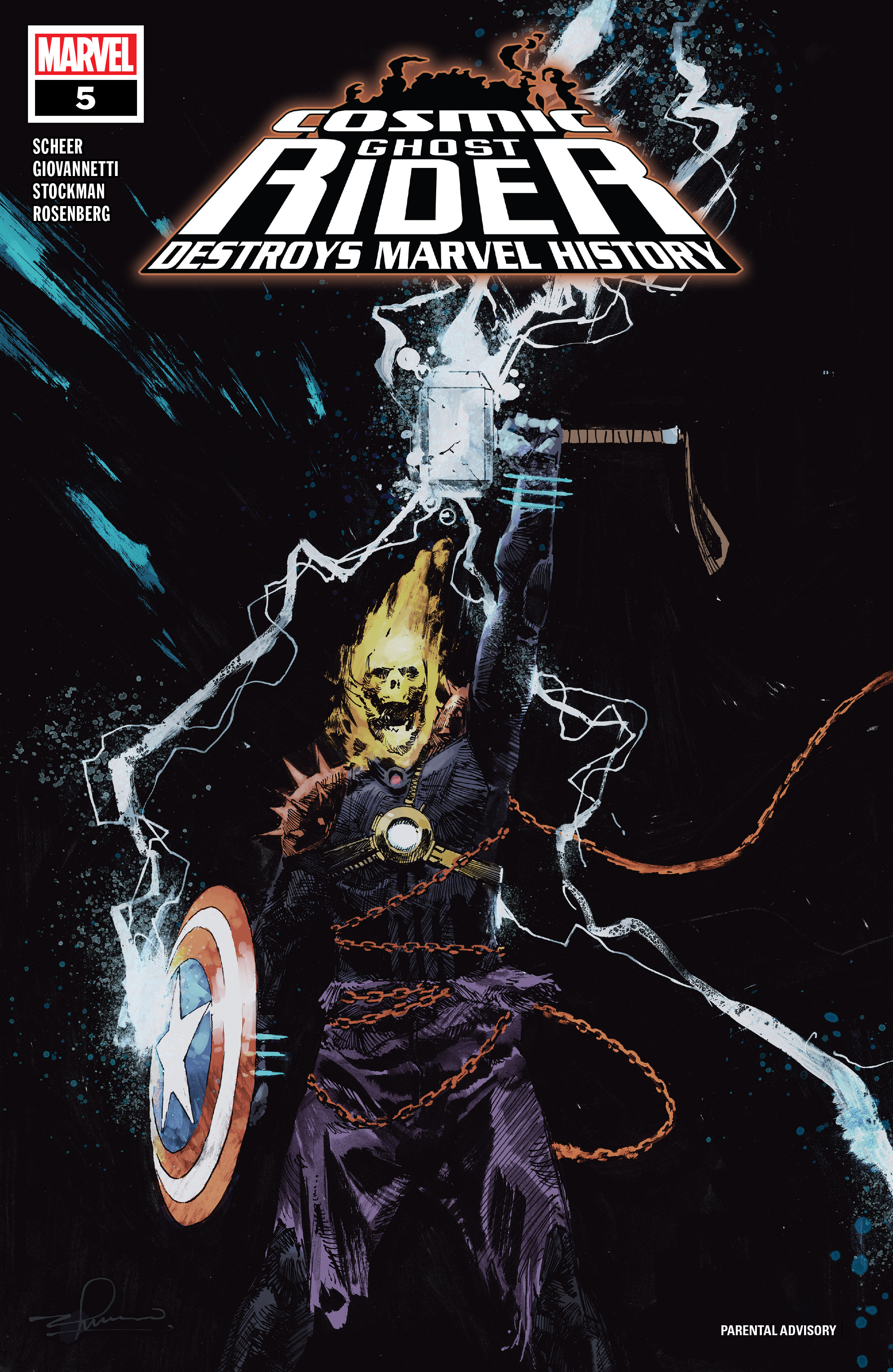 Read online Cosmic Ghost Rider Destroys Marvel History comic -  Issue #5 - 1