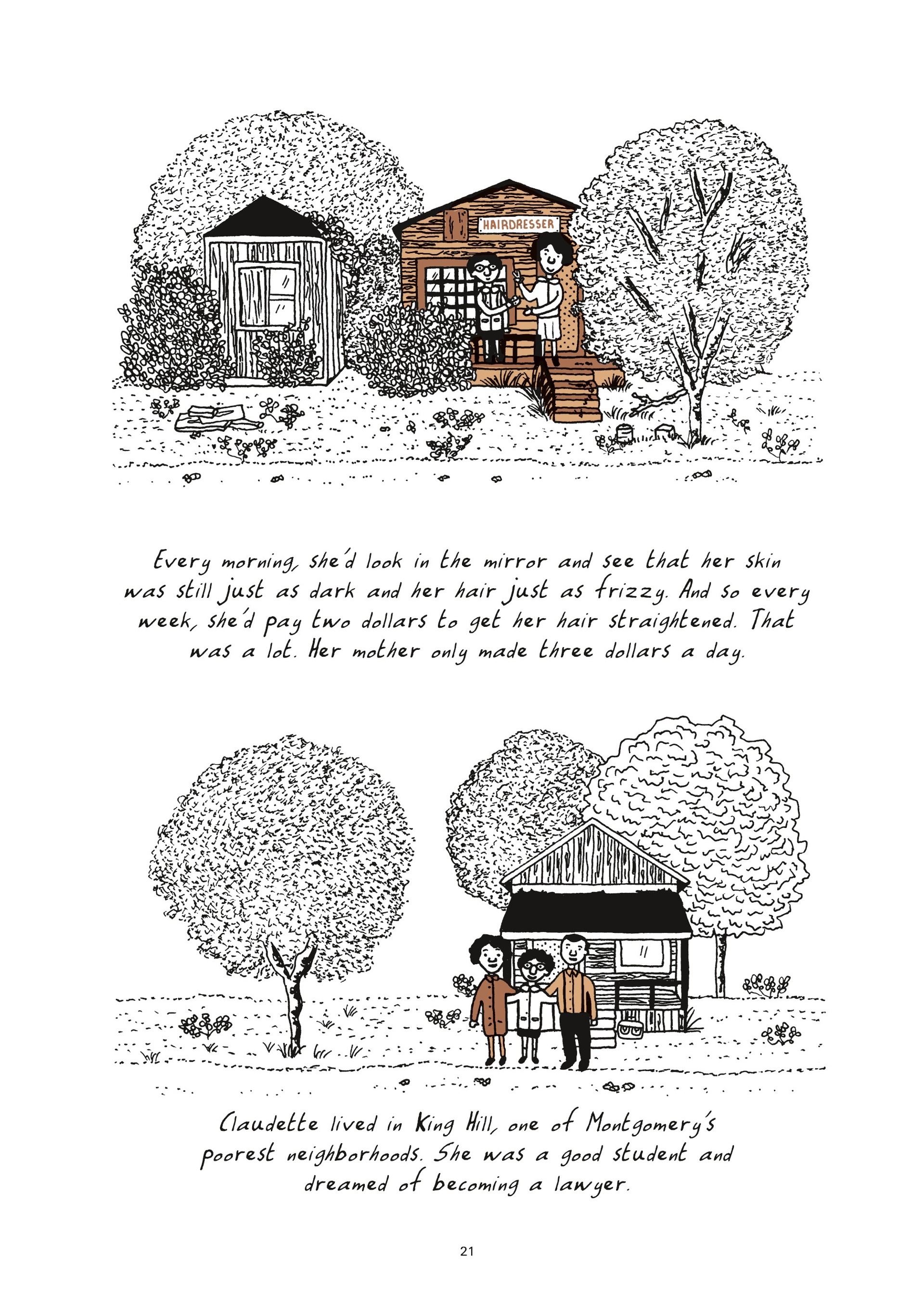 Read online Colored: The Unsung Life of Claudette Colvin comic -  Issue # TPB - 21