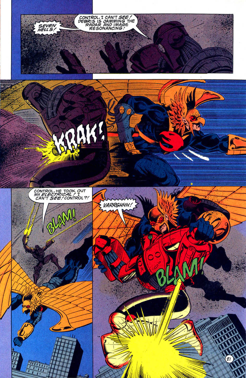 Hawkman (1993) Issue #2 #5 - English 22