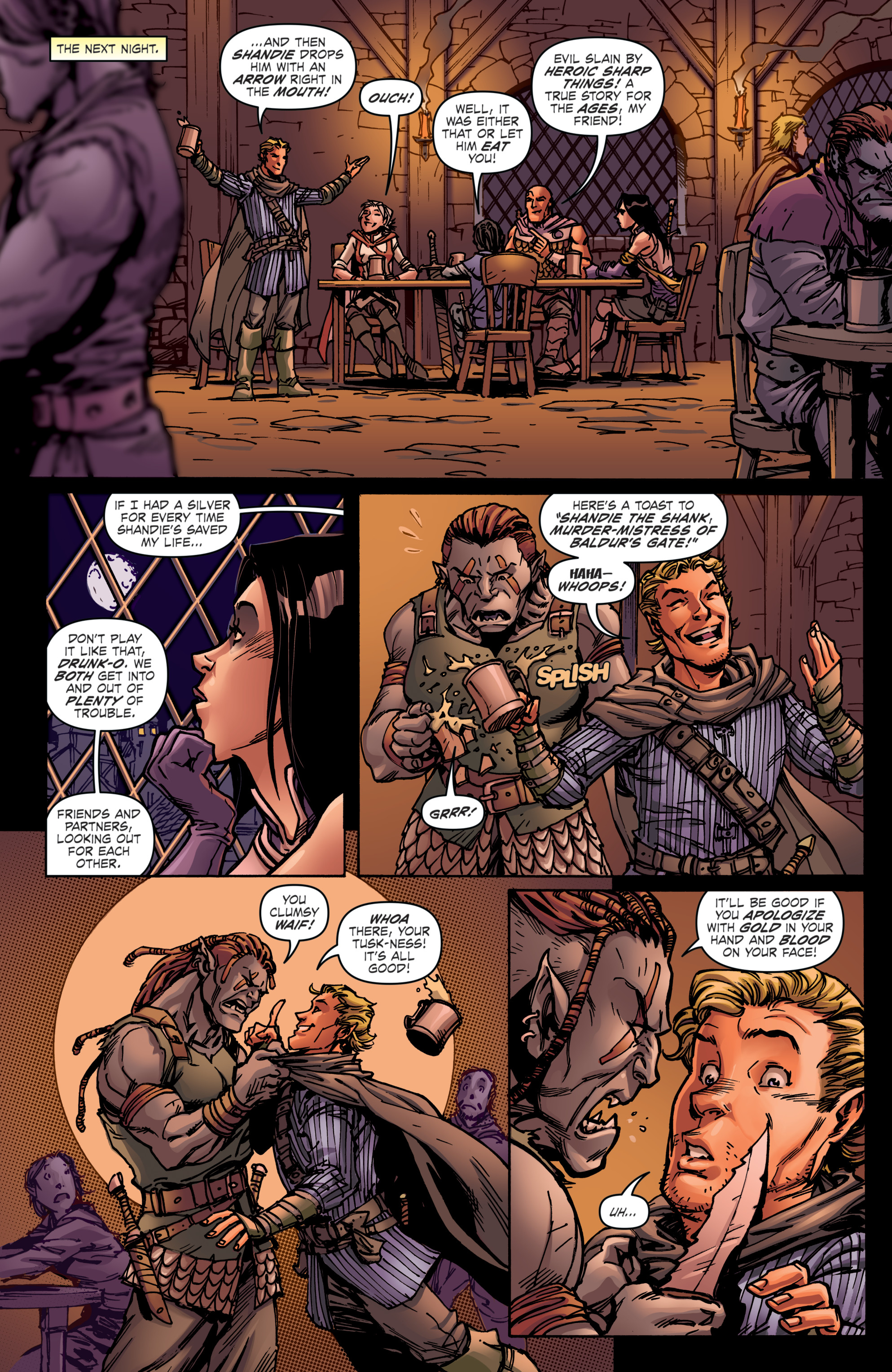 Read online Dungeons & Dragons: Evil At Baldur's Gate comic -  Issue # _TPB - 76