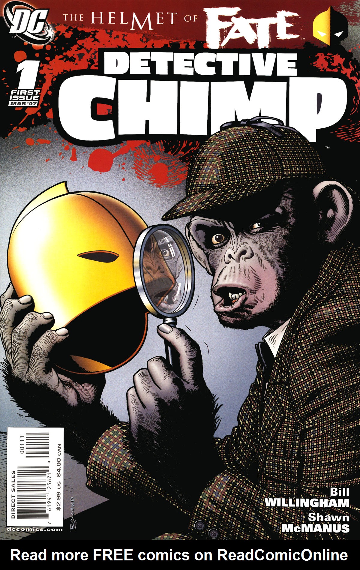 Read online The Helmet of Fate: Detective Chimp comic -  Issue # Full - 1