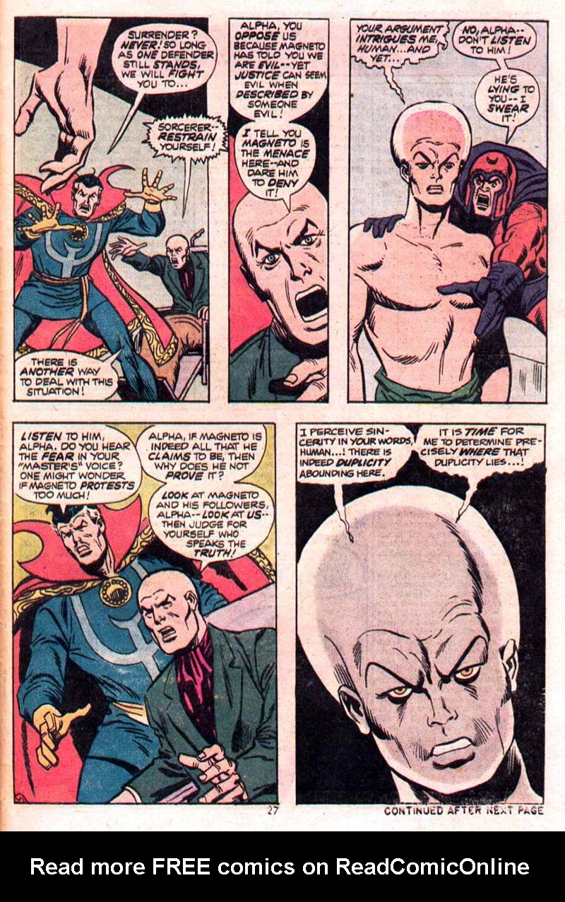 Read online The Defenders (1972) comic -  Issue #16 - 16