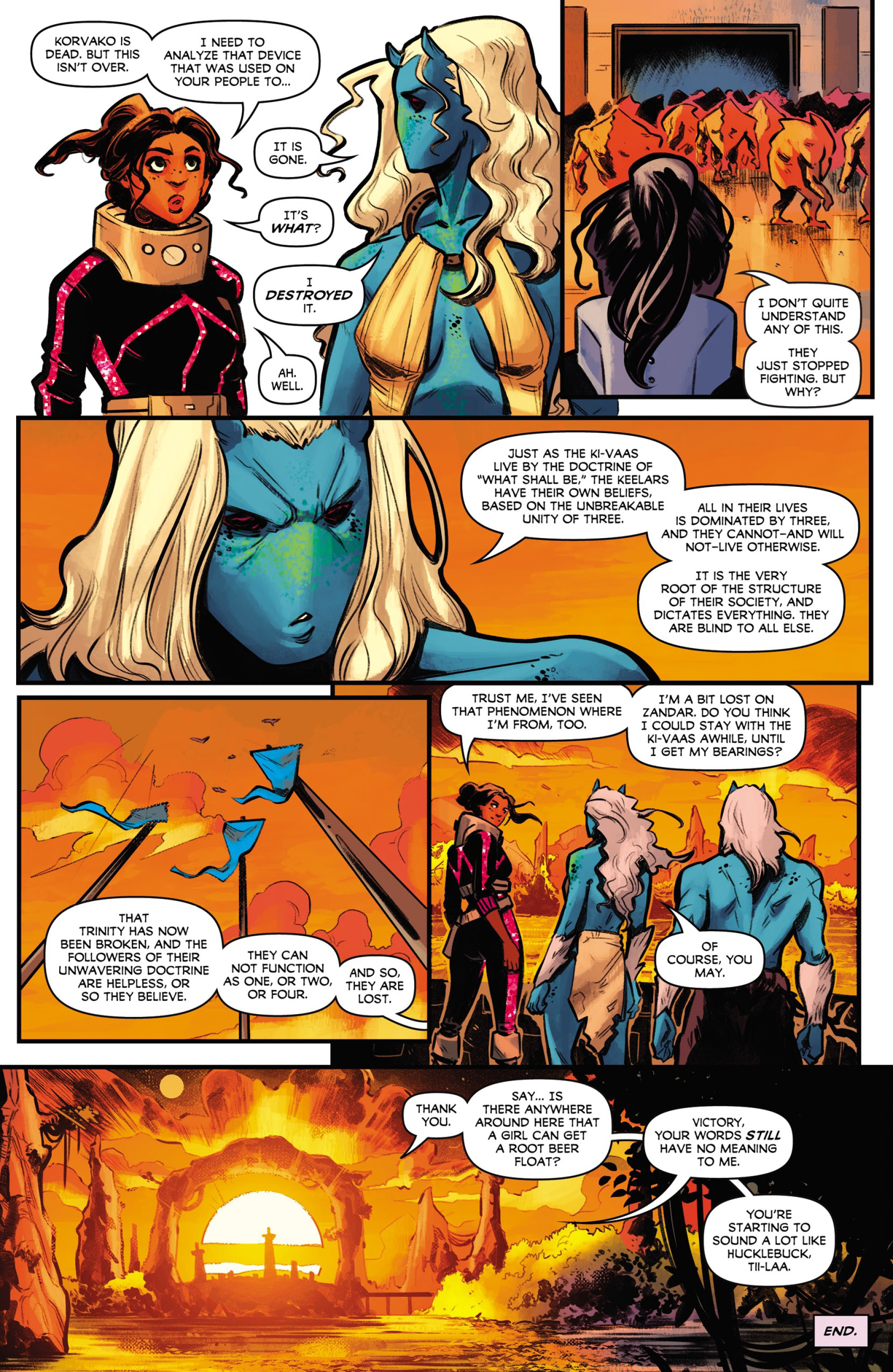 Read online Beyond the Farthest Star: Warriors of Zandar comic -  Issue #4 - 22
