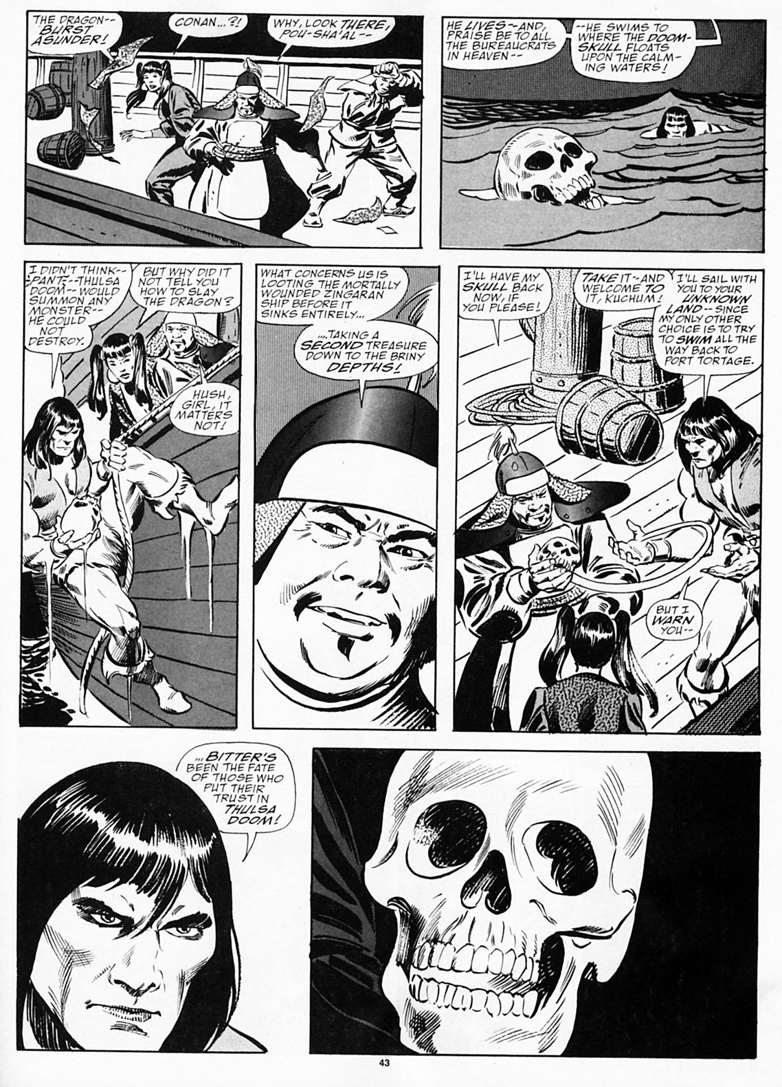 The Savage Sword Of Conan issue 190 - Page 45