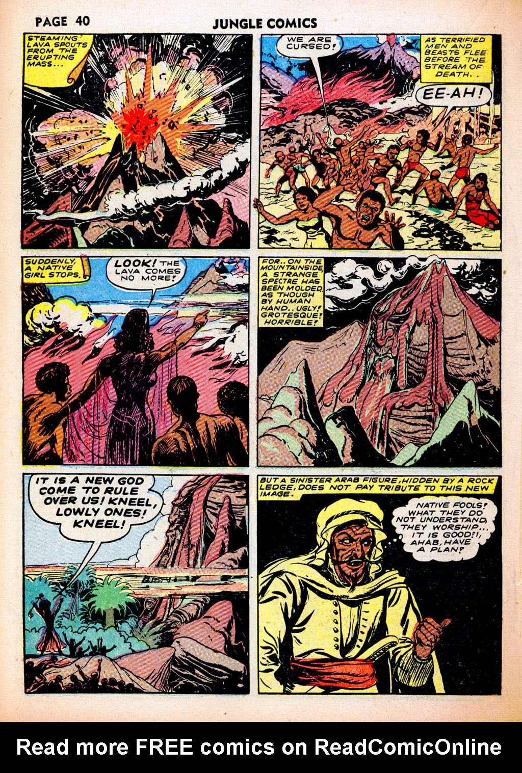 Read online Jungle Comics comic -  Issue #37 - 42