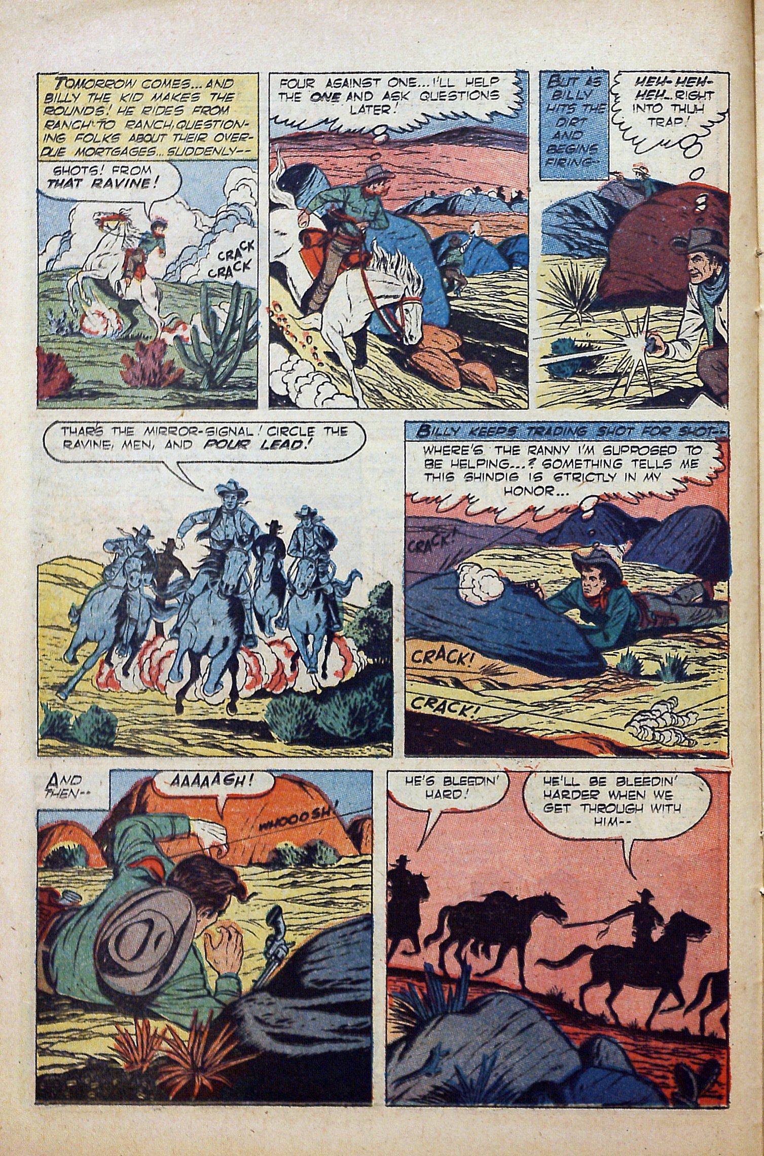 Read online Billy the Kid Adventure Magazine comic -  Issue #14 - 14