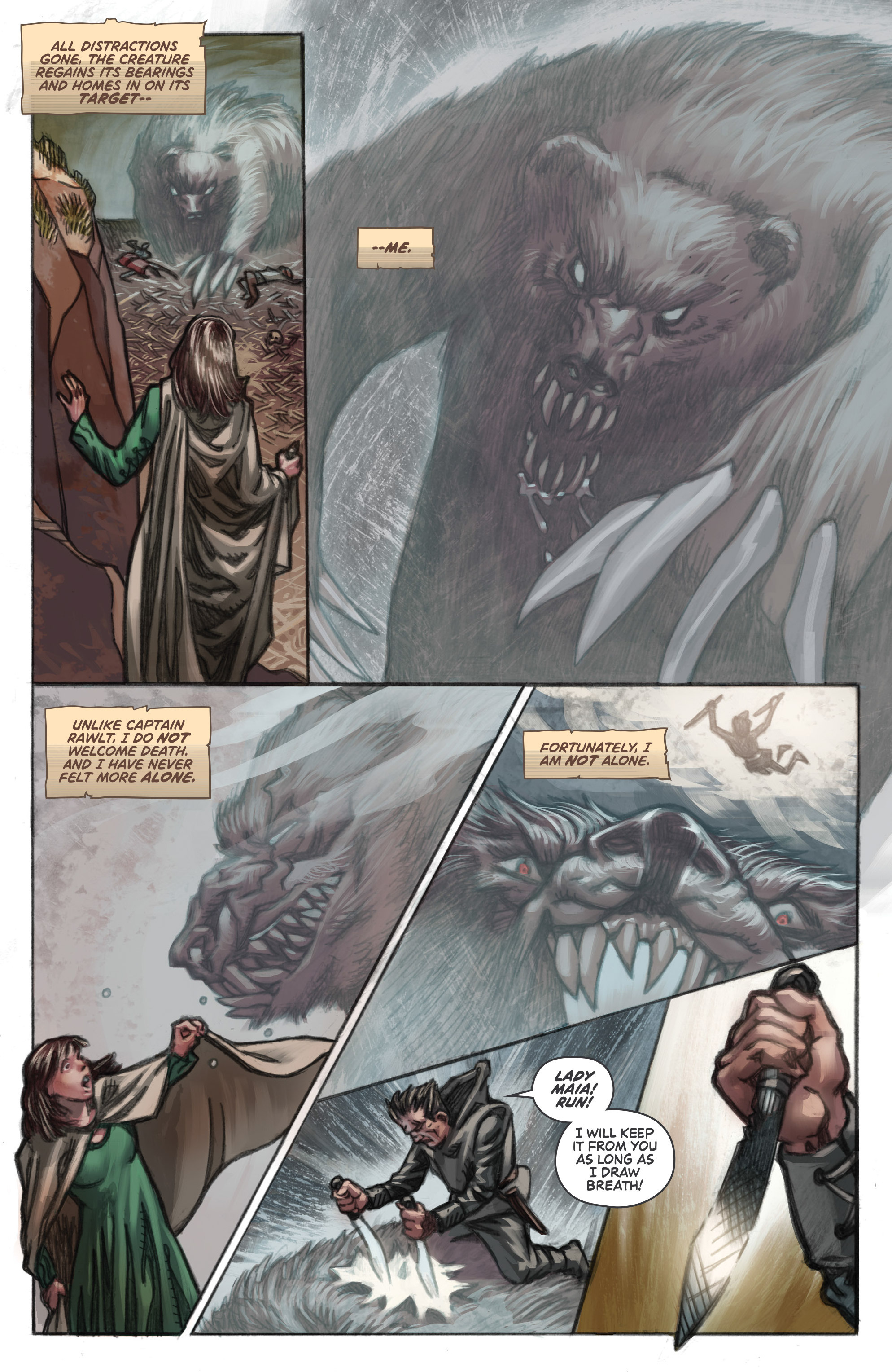 Read online Muirwood: The Lost Abbey comic -  Issue #3 - 9