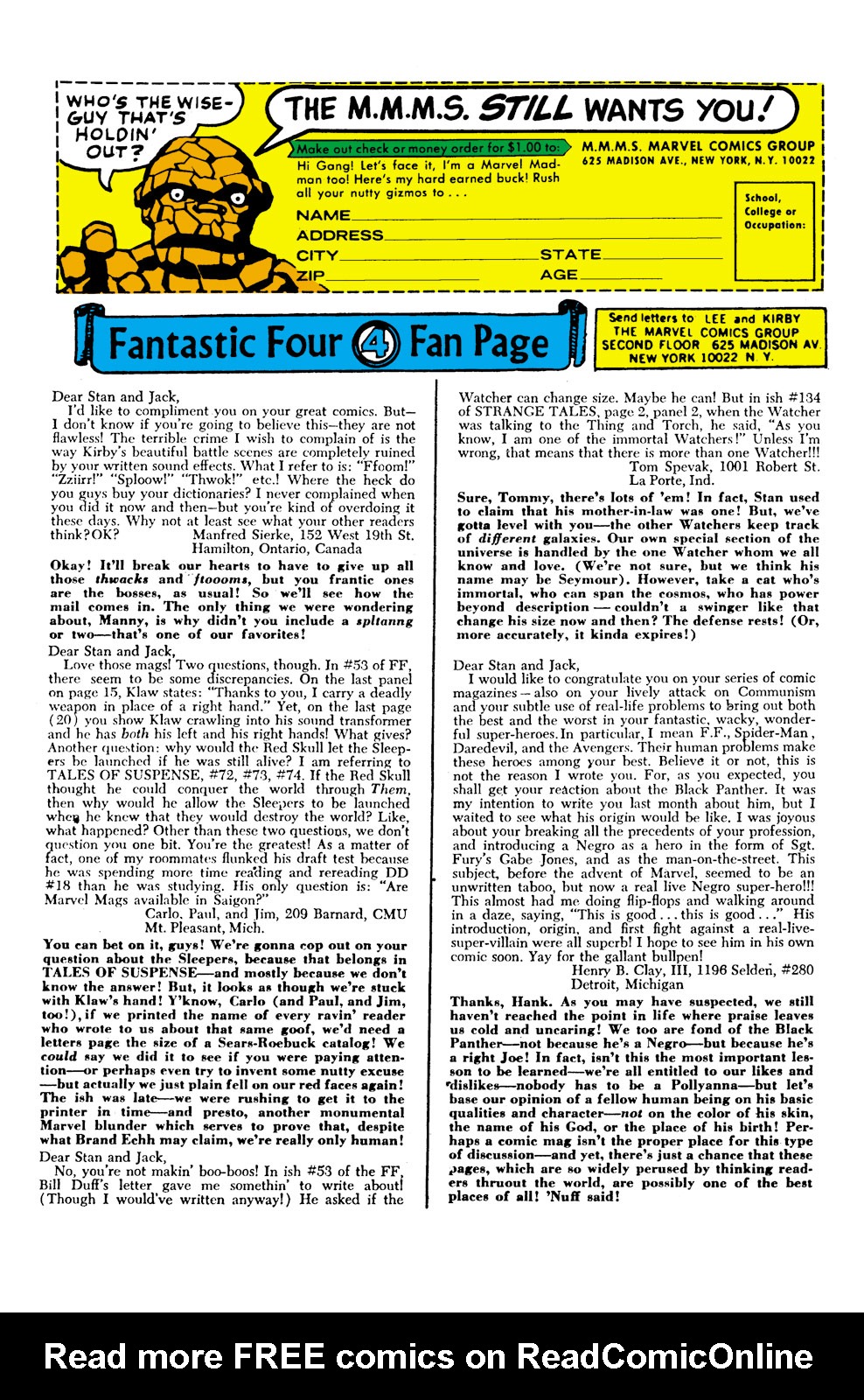 Read online Fantastic Four (1961) comic -  Issue #56 - 22