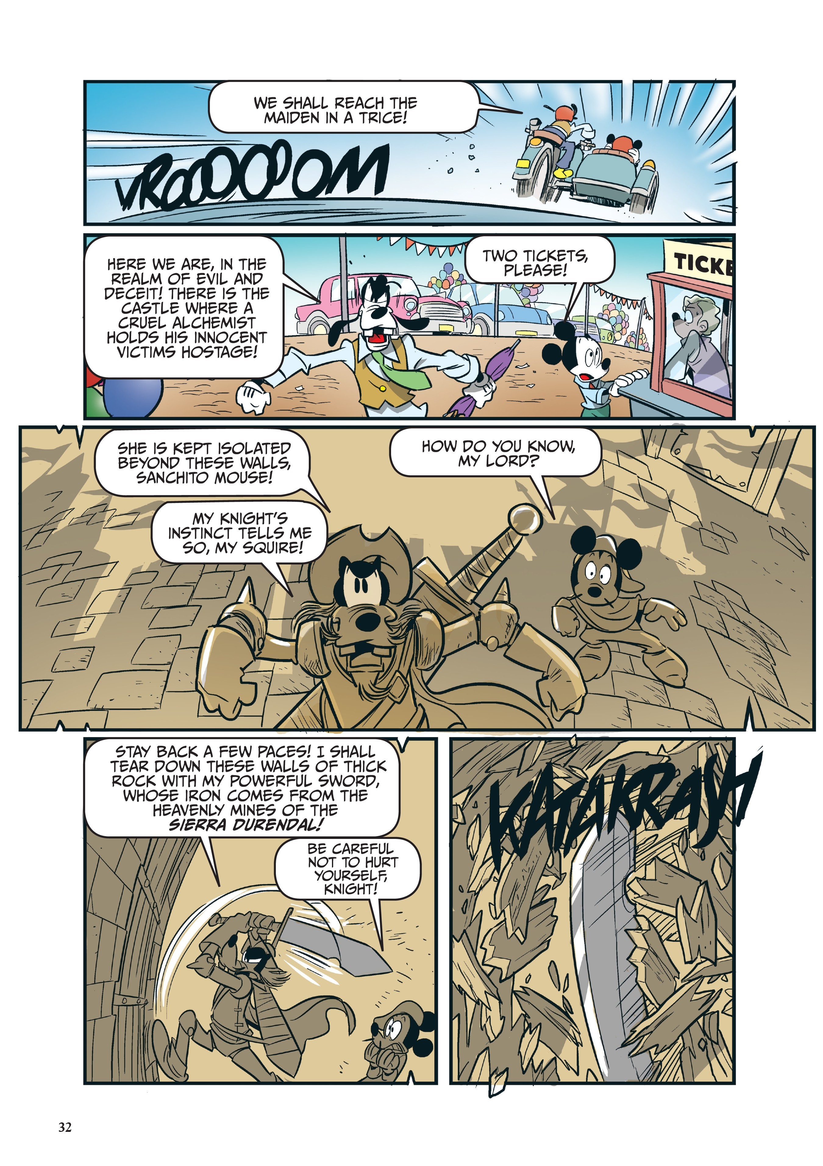 Read online Disney Don Quixote, Starring Goofy and Mickey Mouse comic -  Issue # TPB - 33