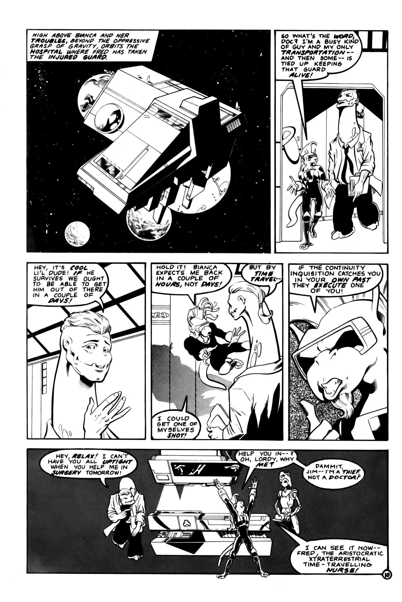 Read online Aristocratic Xtraterrestrial Time-Traveling Thieves comic -  Issue #8 - 12