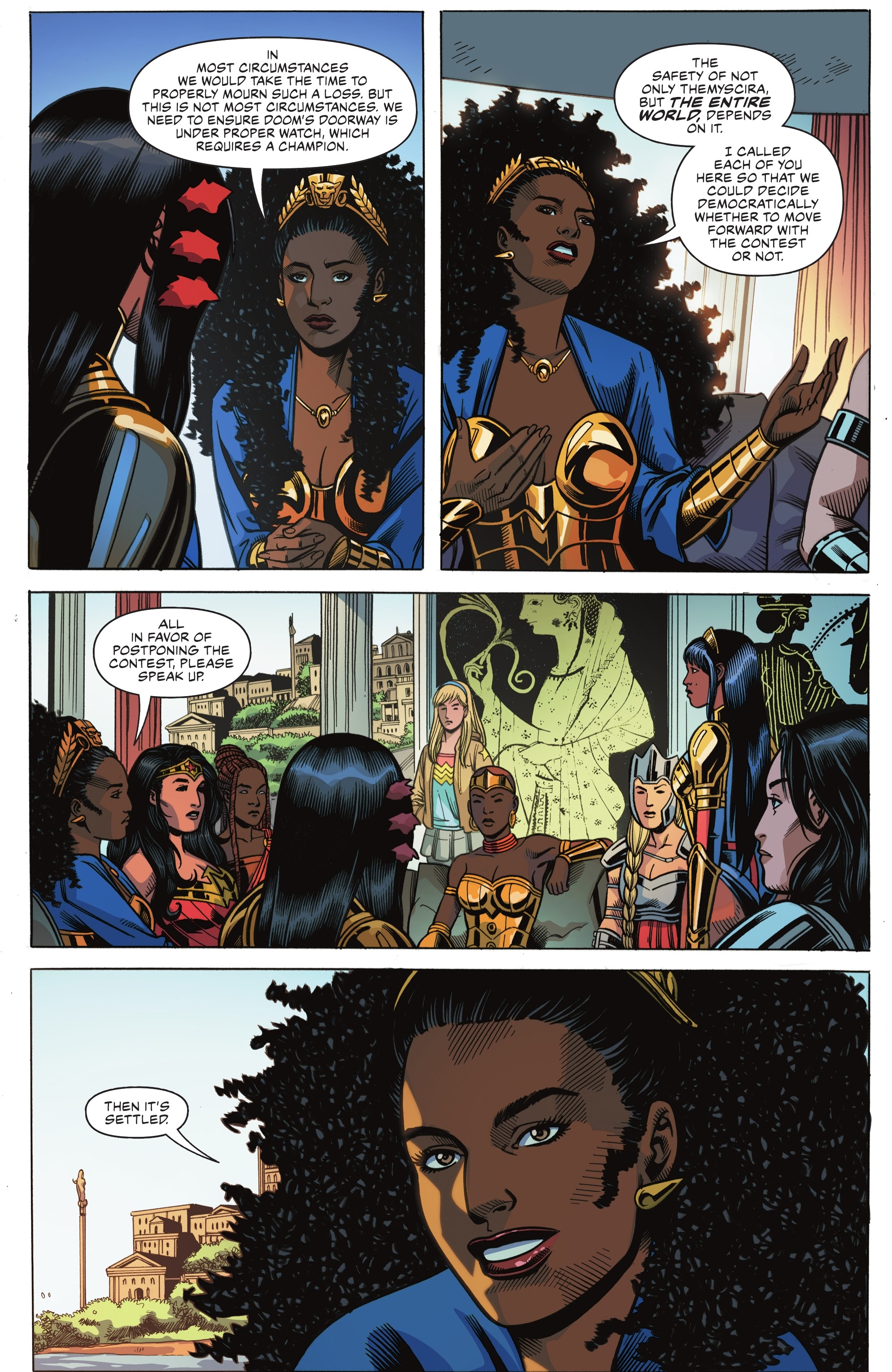 Read online Nubia & the Amazons comic -  Issue #6 - 13