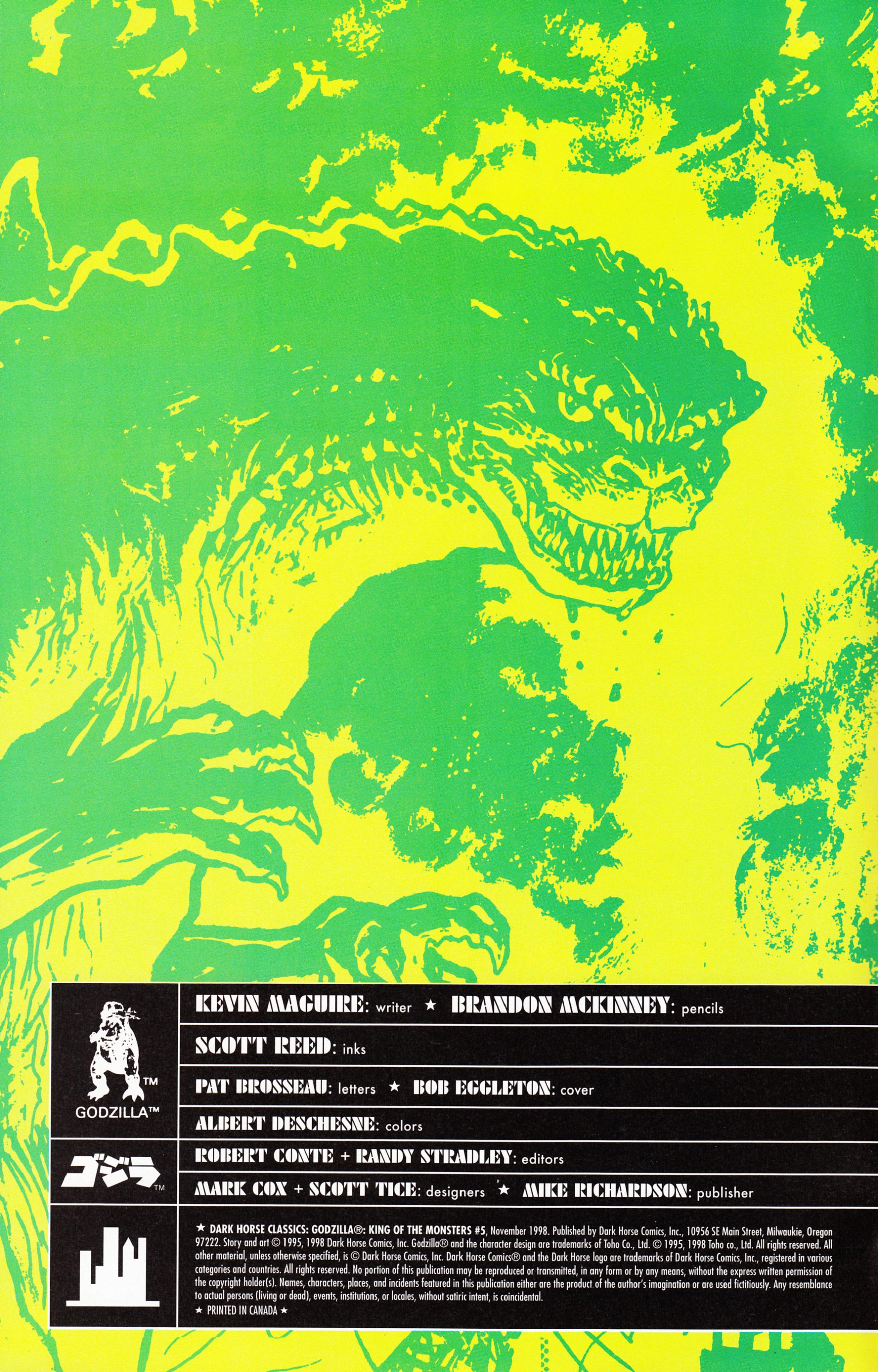 Dark Horse Classics: Godzilla - King of the Monsters Issue #5 #5 - English 2