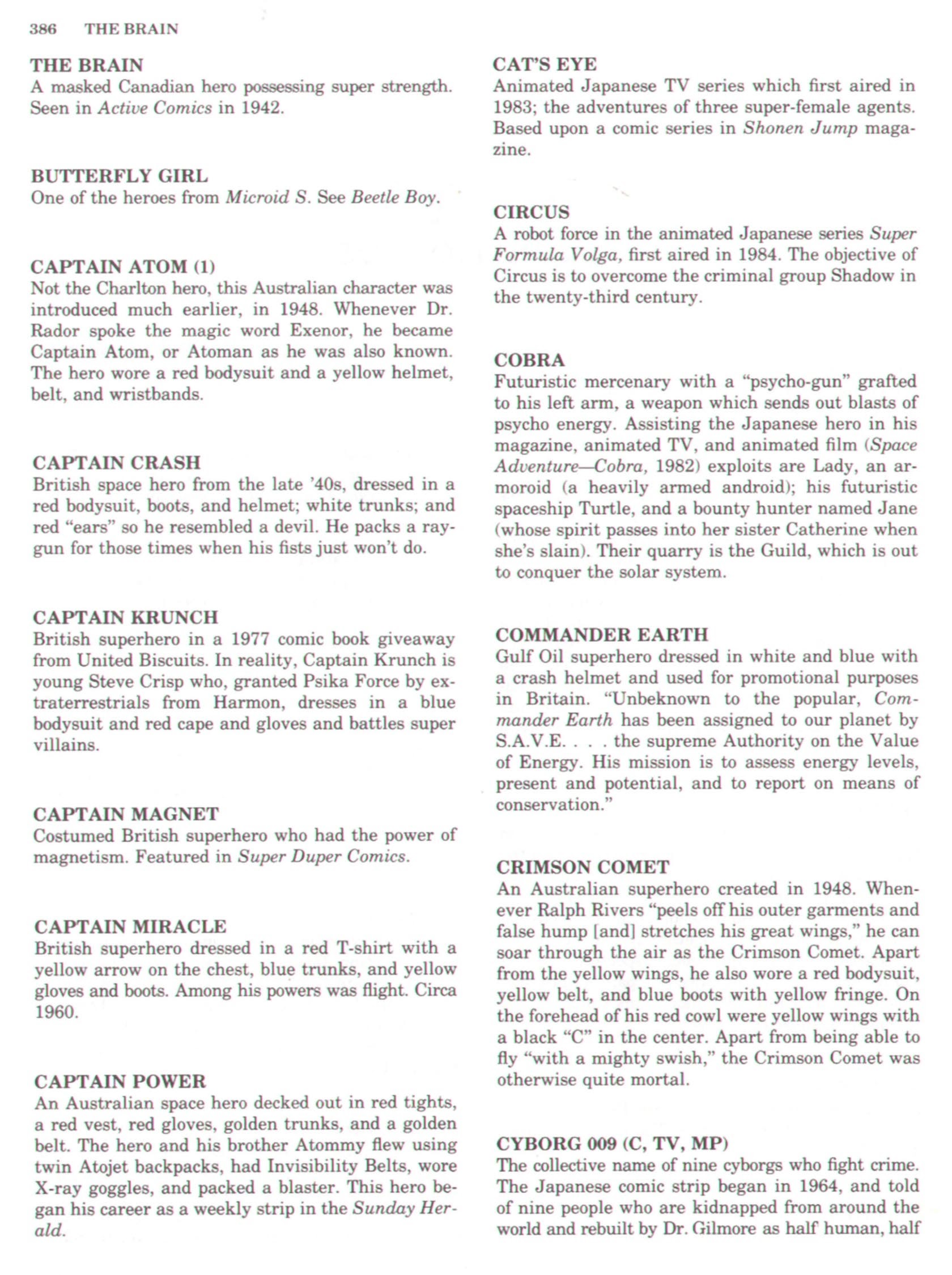 Read online The Encyclopedia of Superheroes comic -  Issue # TPB (Part 5) - 28