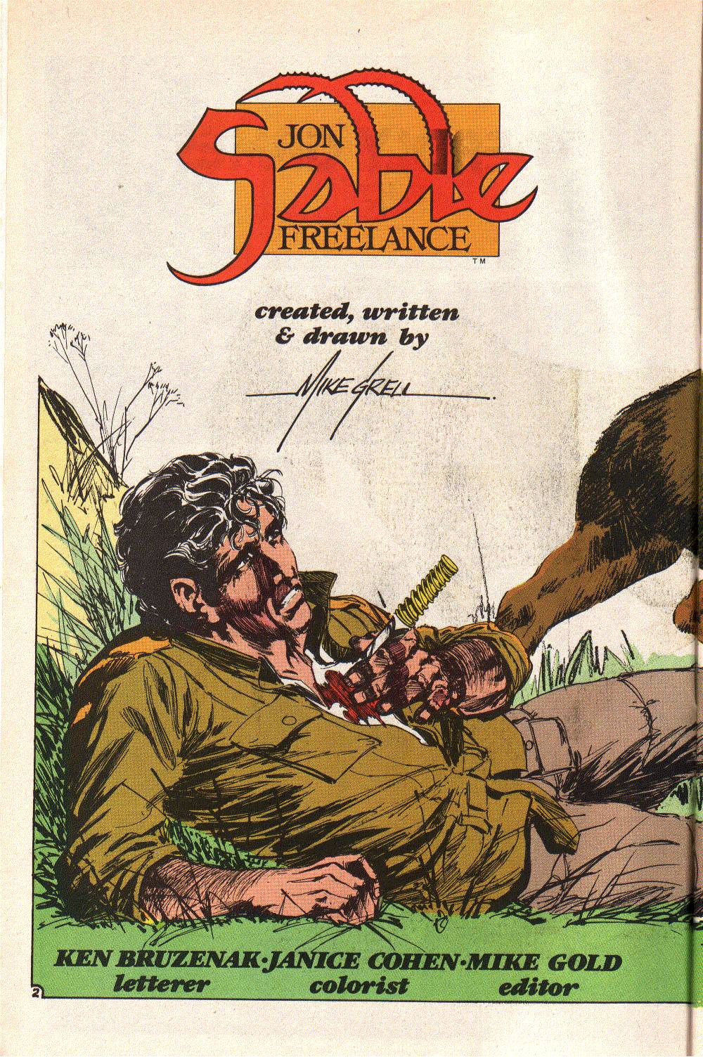 Read online Jon Sable, Freelance comic -  Issue #18 - 4