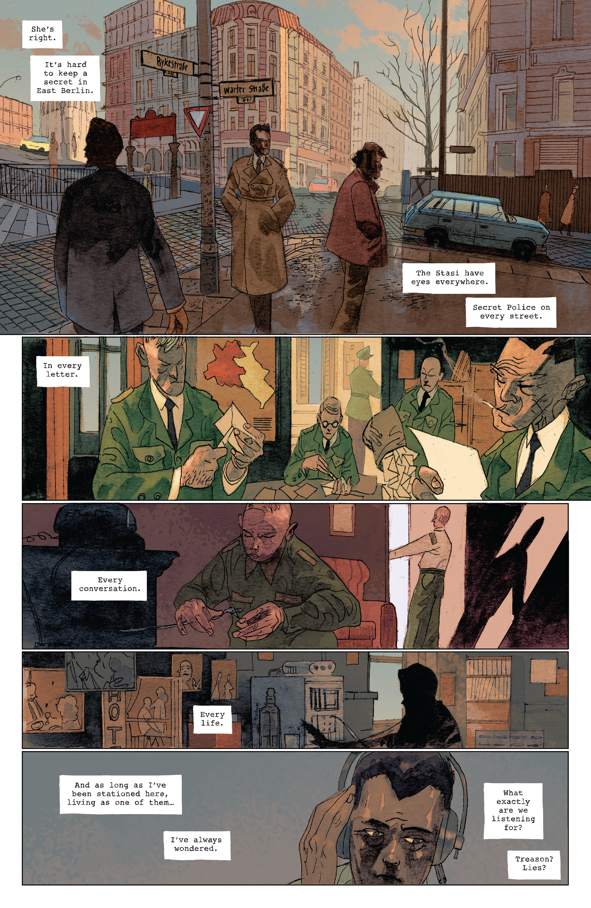 Read online Strange Skies Over East Berlin comic -  Issue #1 - 15