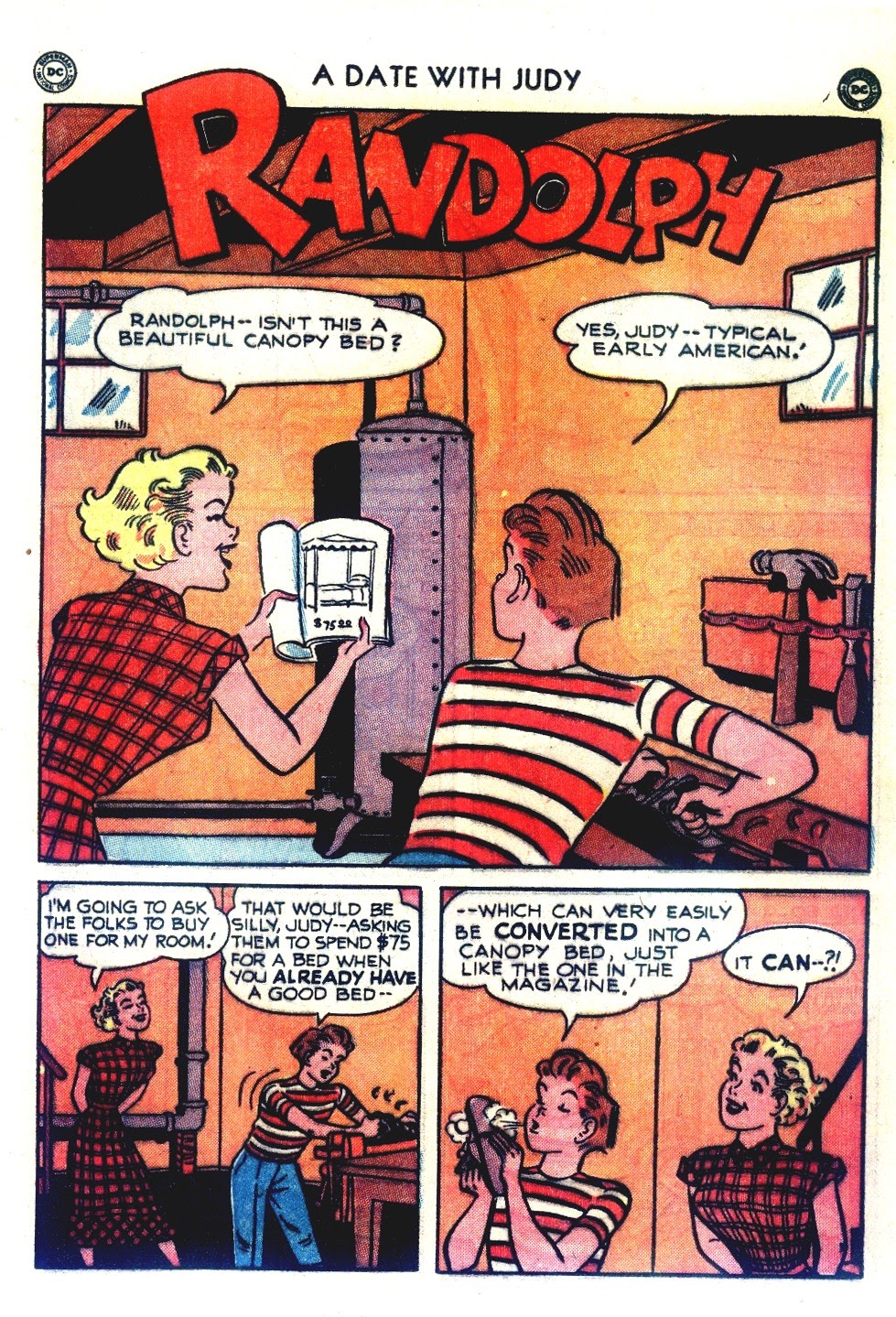 Read online A Date with Judy comic -  Issue #20 - 19