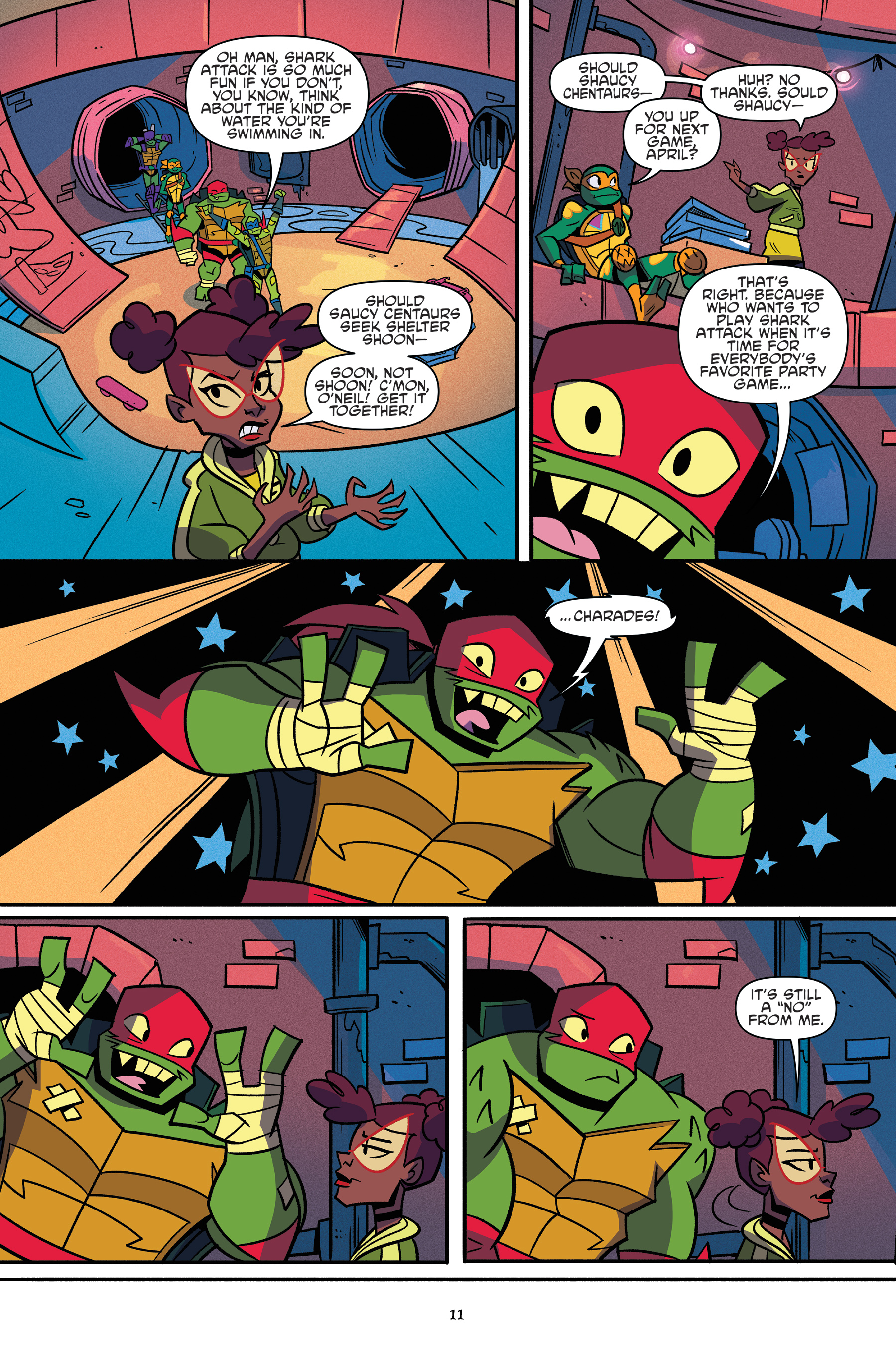 Read online Rise of the Teenage Mutant Ninja Turtles: Sound Off! comic -  Issue # _TPB - 12