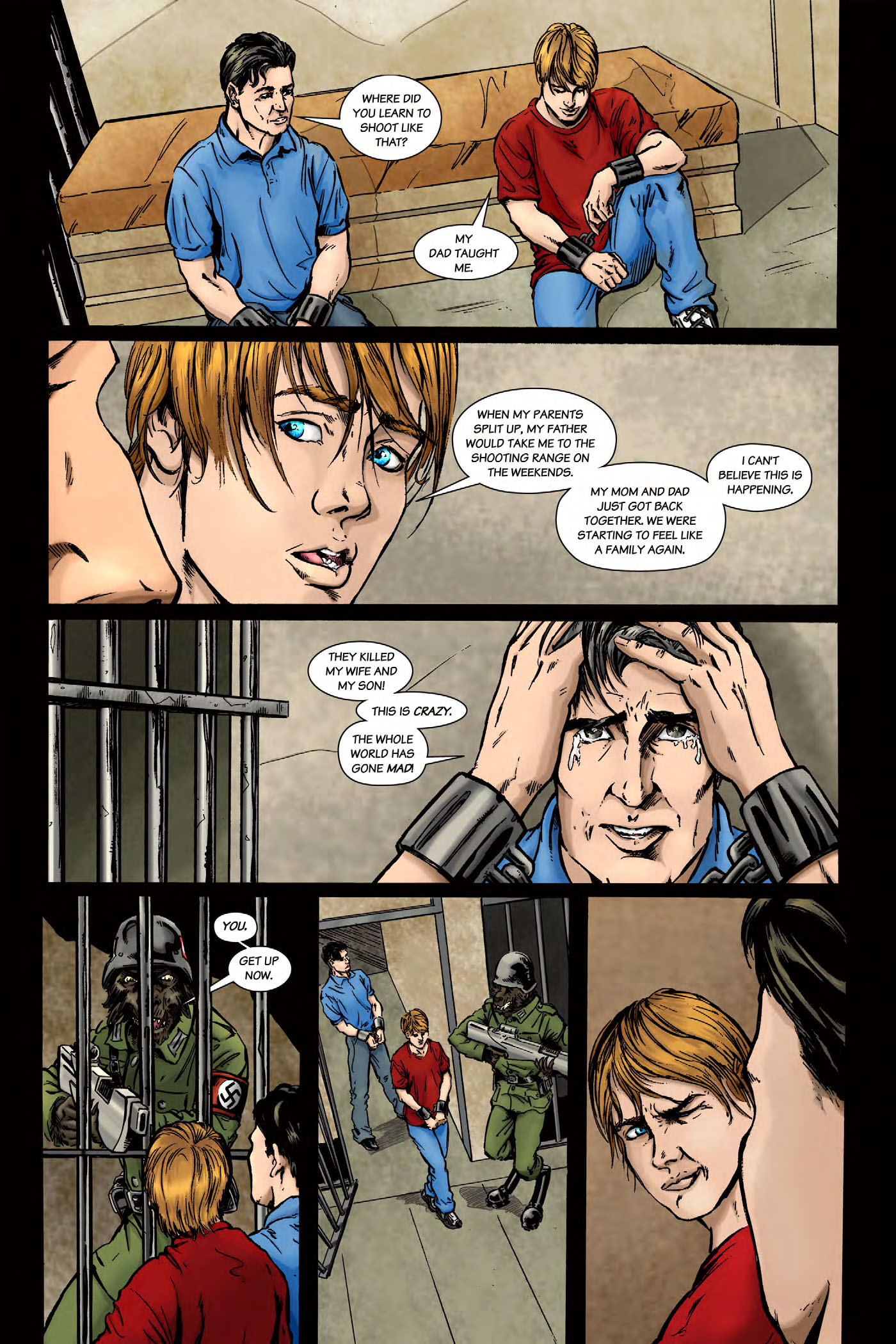 Read online Nazi Werewolves from Outer Space comic -  Issue #2 - 12