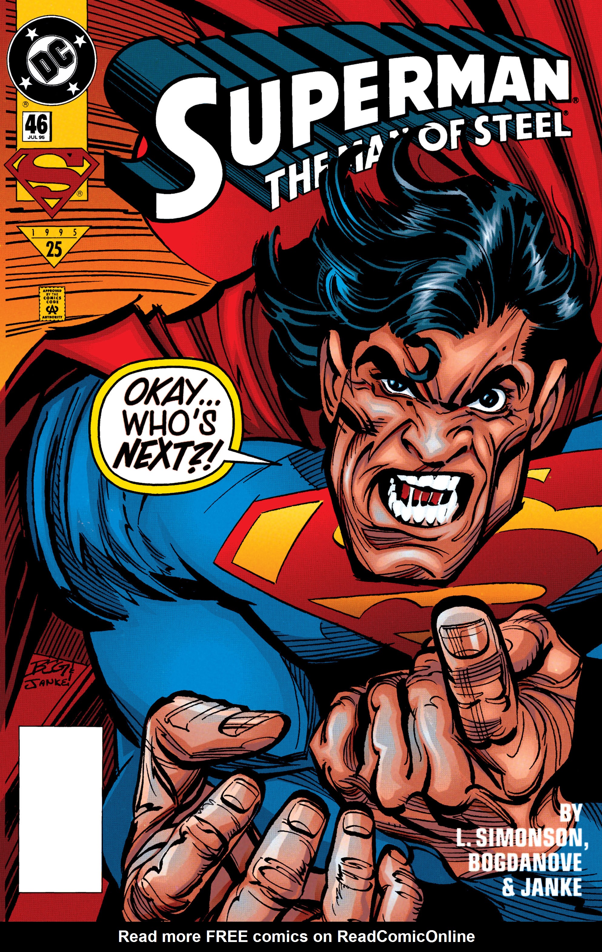 Read online Superman: The Man of Steel (1991) comic -  Issue #46 - 1