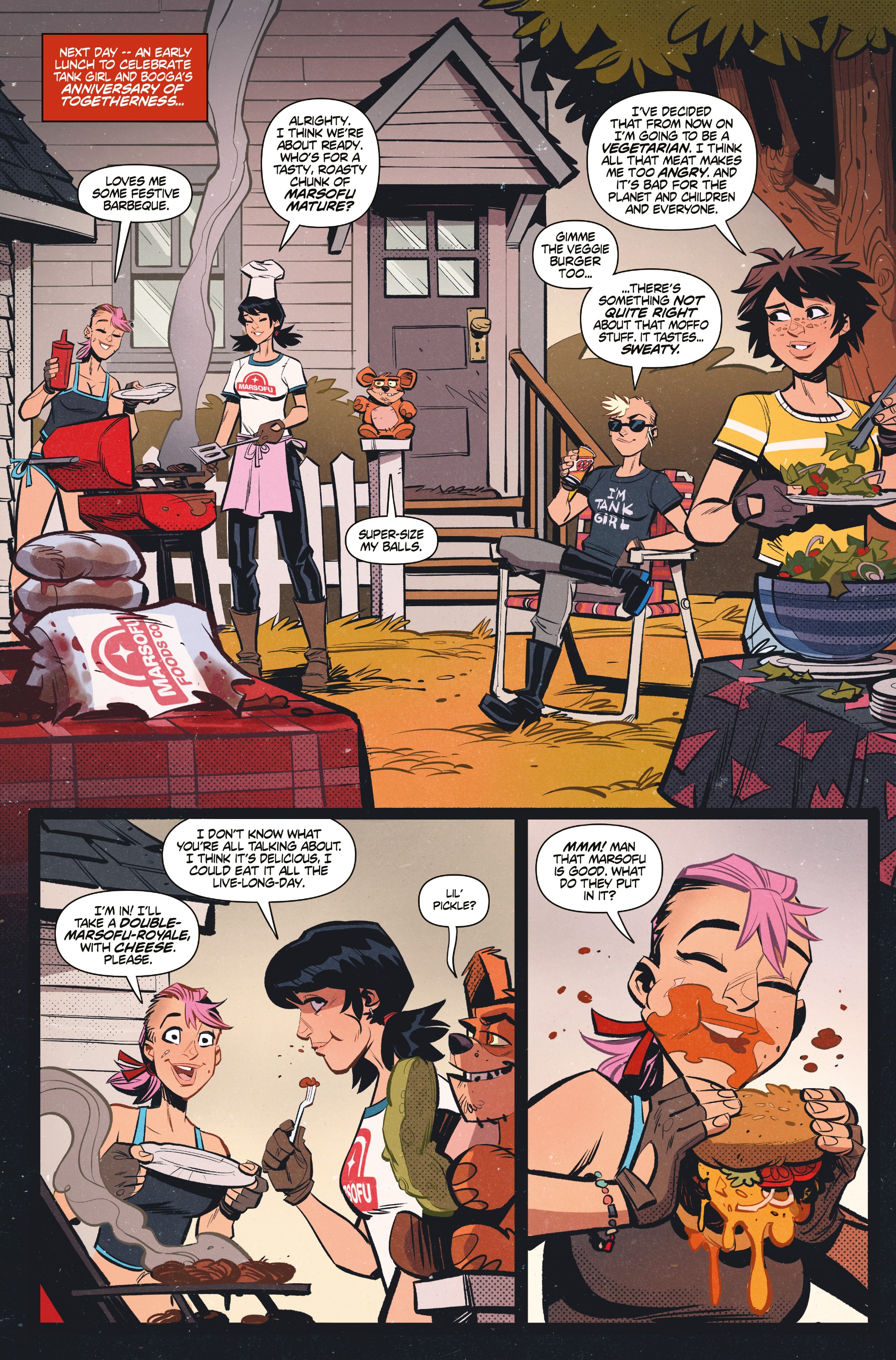 Read online Tank Girl Ongoing comic -  Issue #1 - 9