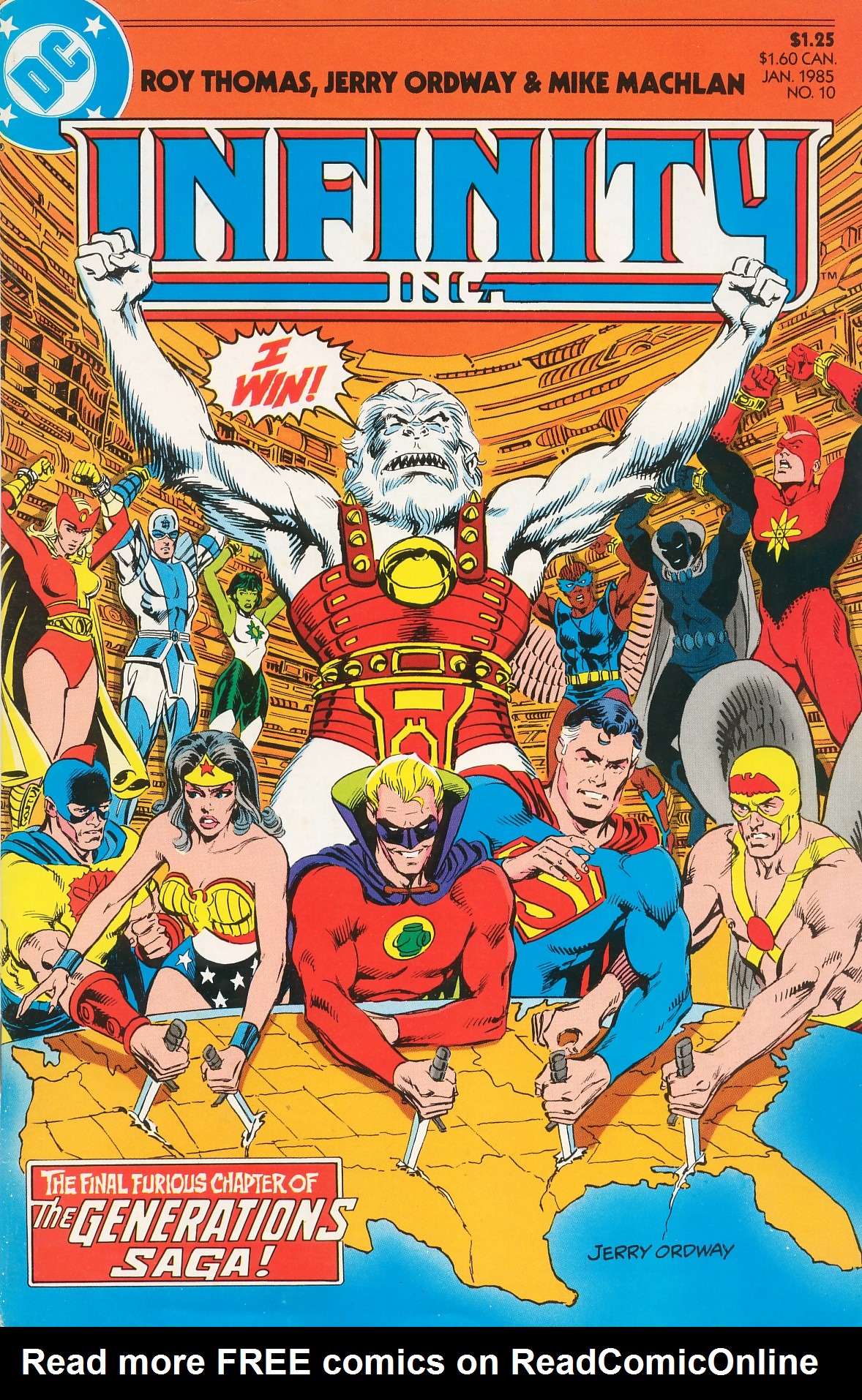 Read online Infinity Inc. (1984) comic -  Issue #10 - 1
