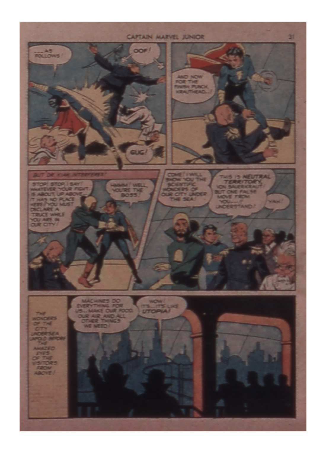 Read online Captain Marvel, Jr. comic -  Issue #7 - 31