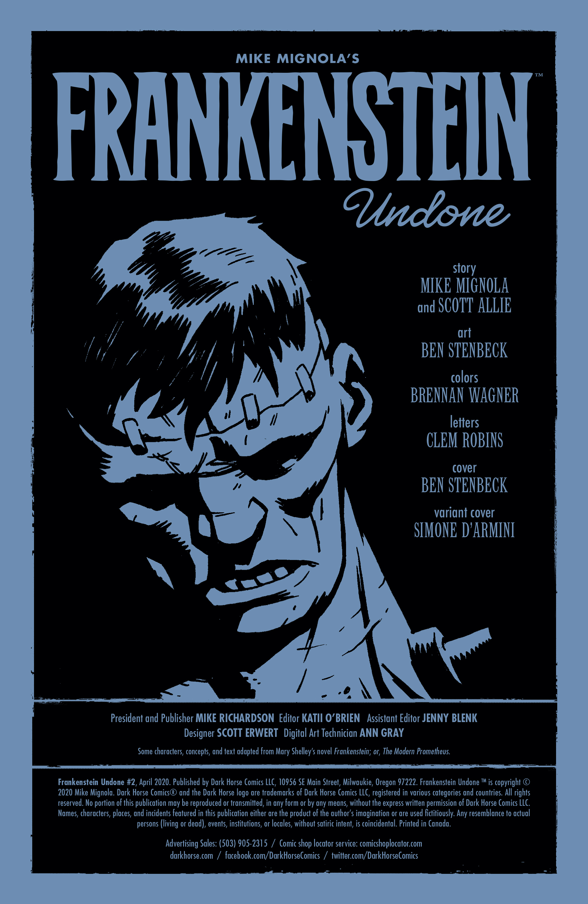 Read online Frankenstein Undone comic -  Issue #2 - 2