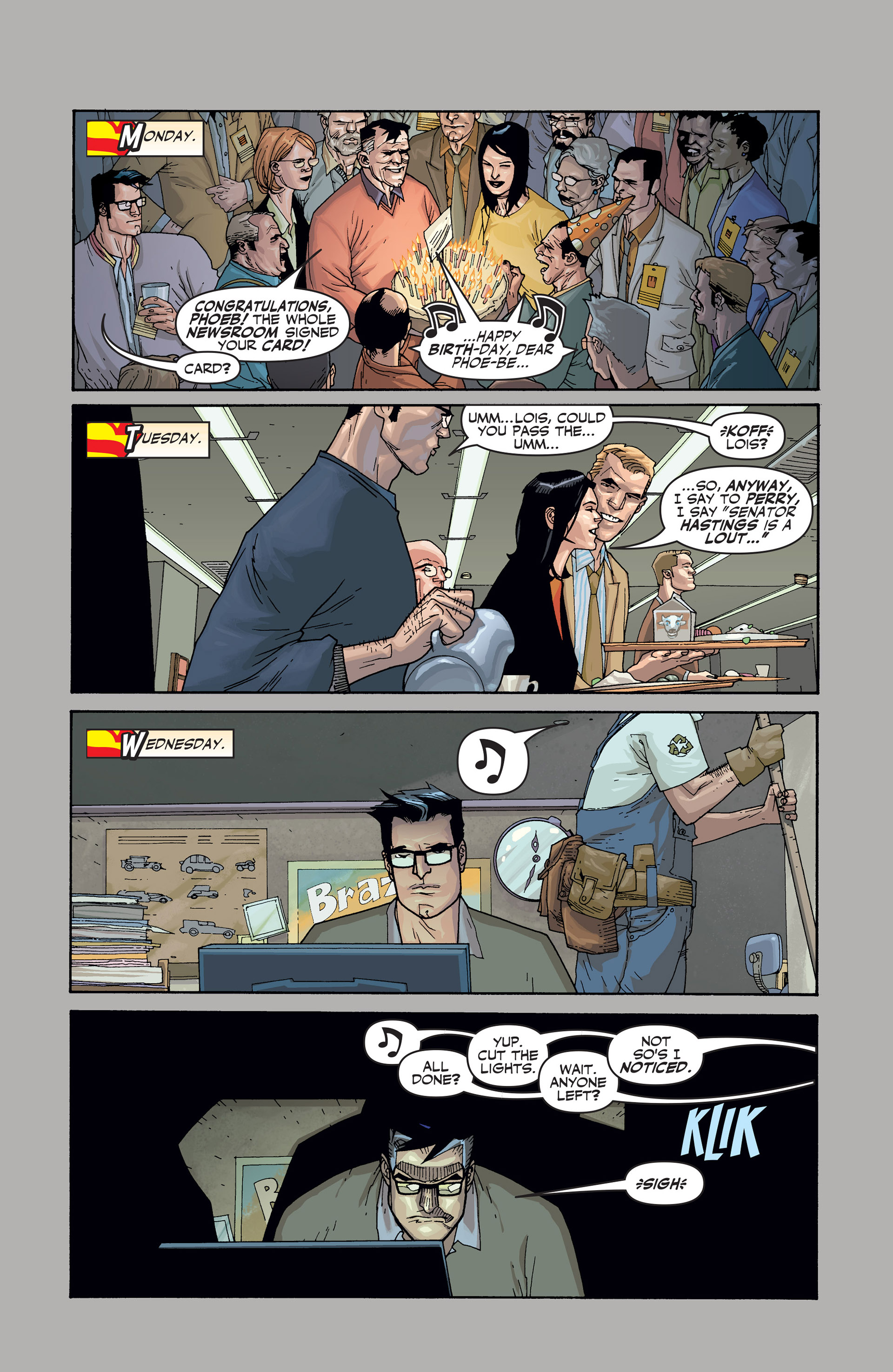 Read online Superman: Birthright (2003) comic -  Issue #7 - 2