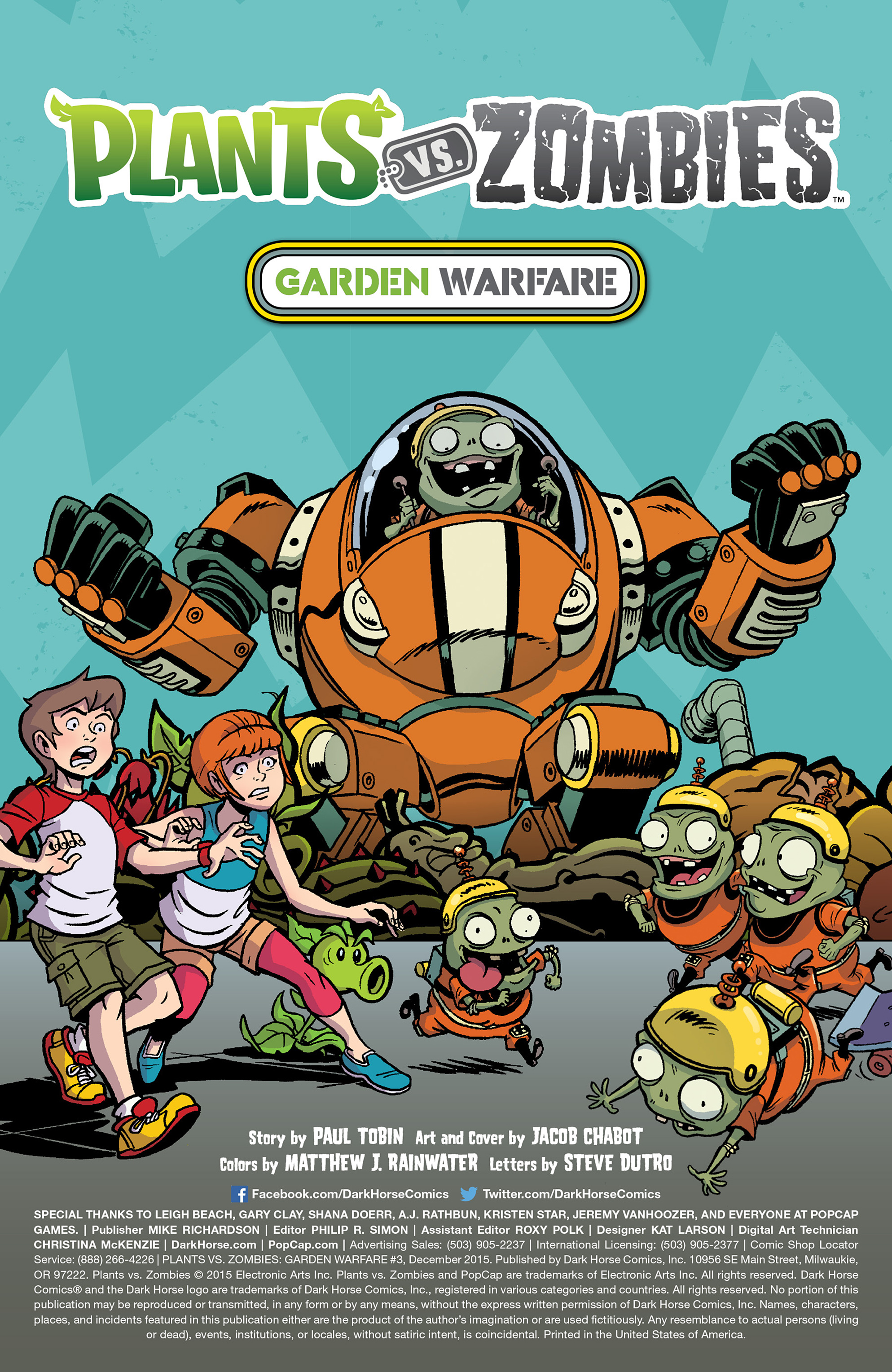 Read online Plants vs. Zombies: Garden Warfare comic -  Issue #3 - 2