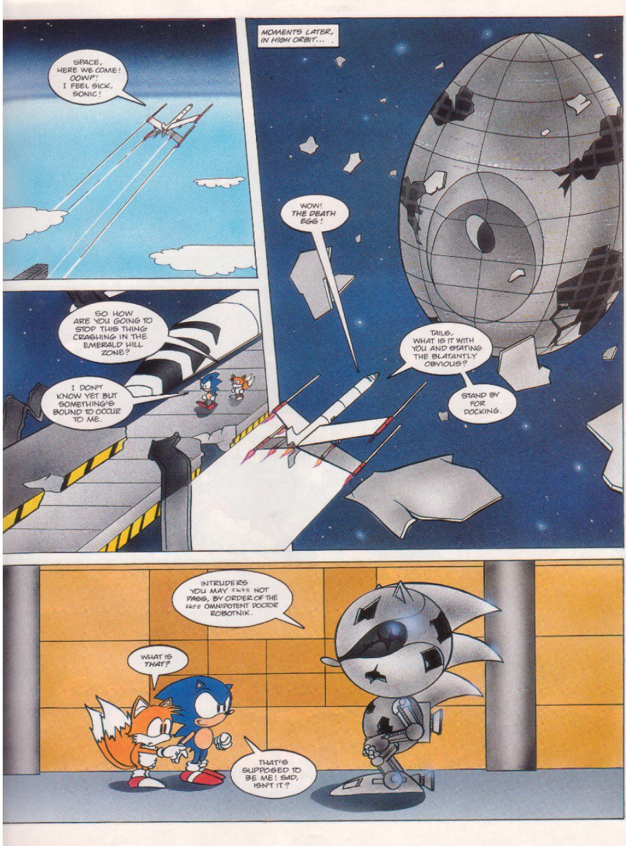 Read online Sonic the Comic comic -  Issue #6 - 7